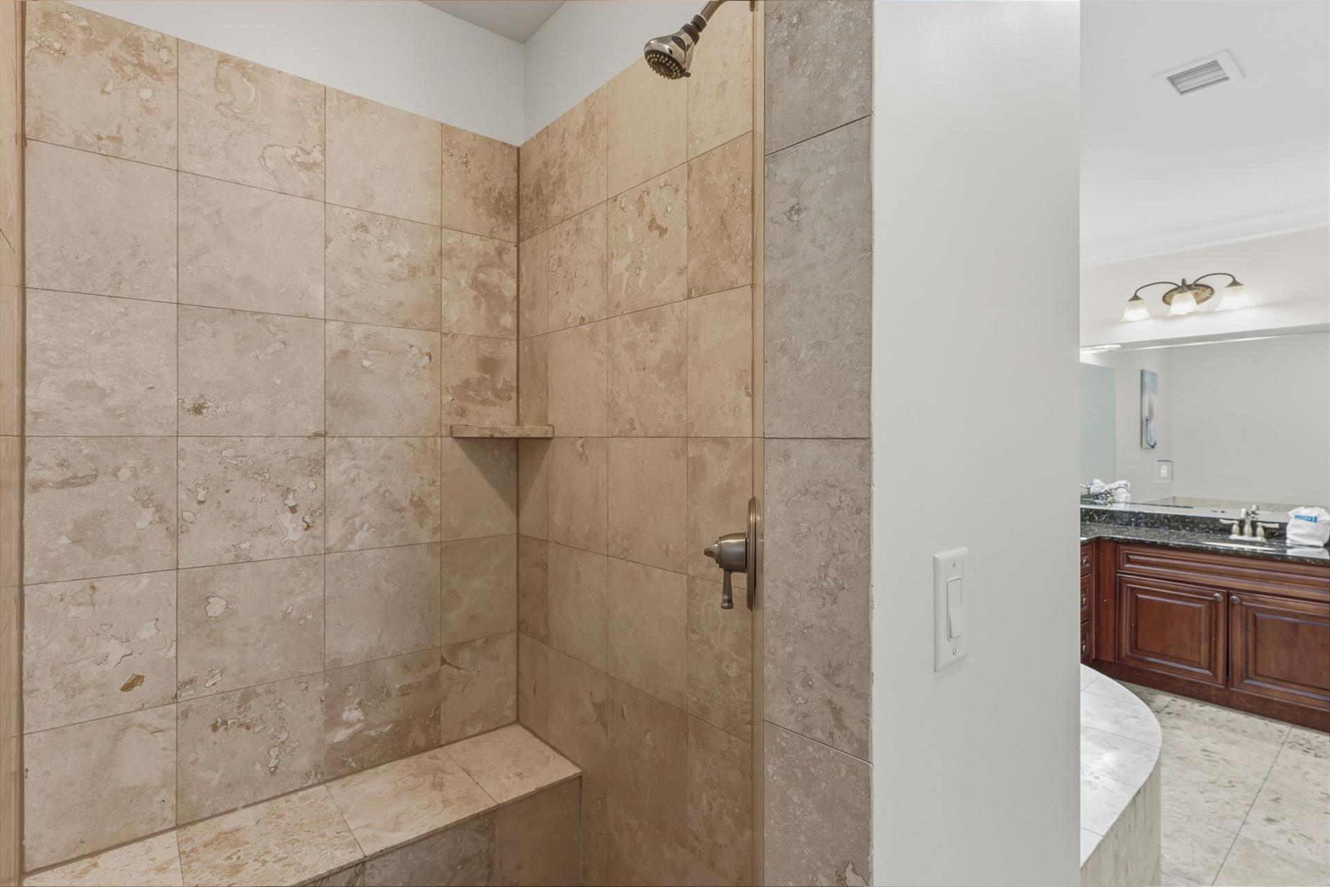 WalkIn Shower in Bathroom 1