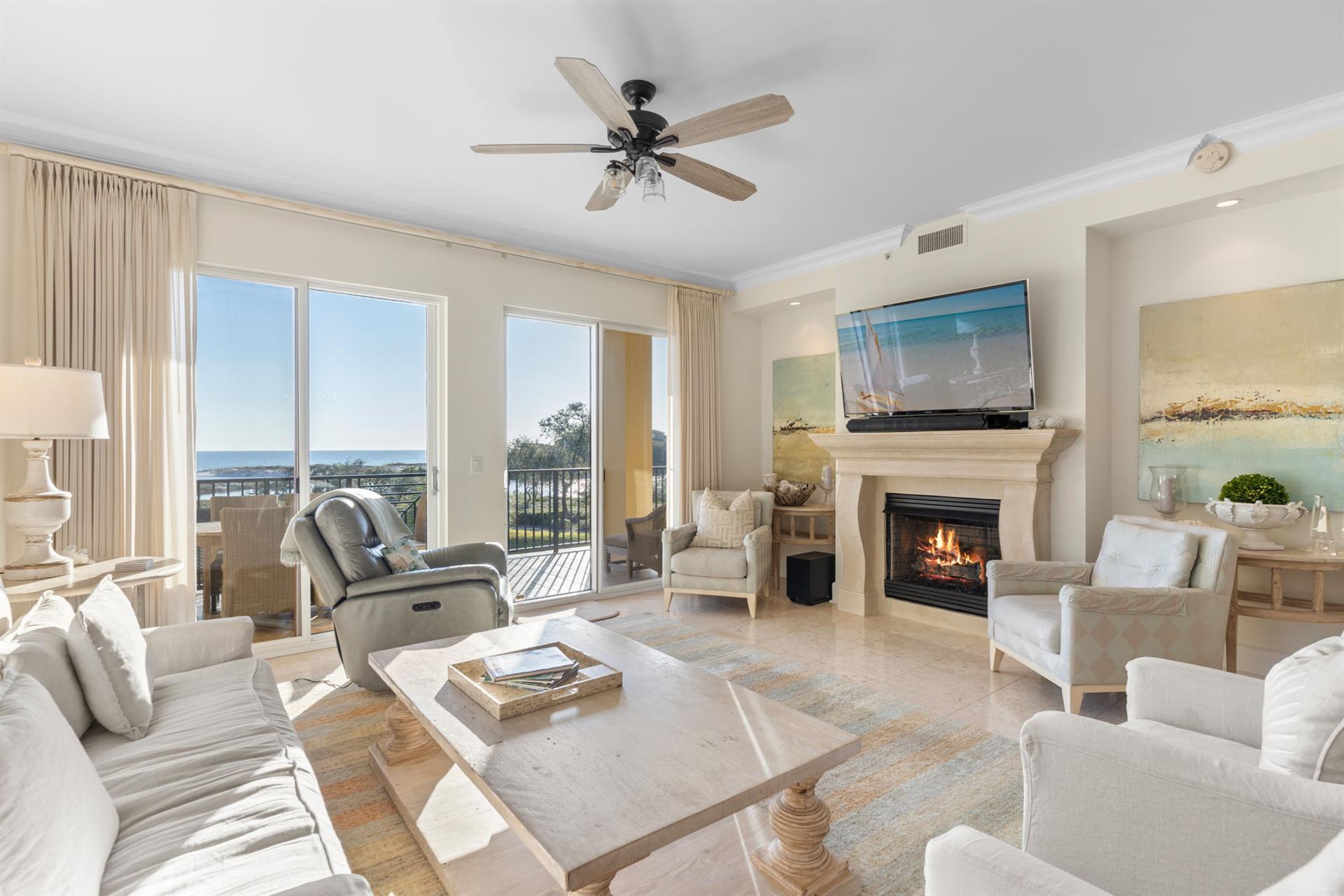 Living Area with Stunning View
