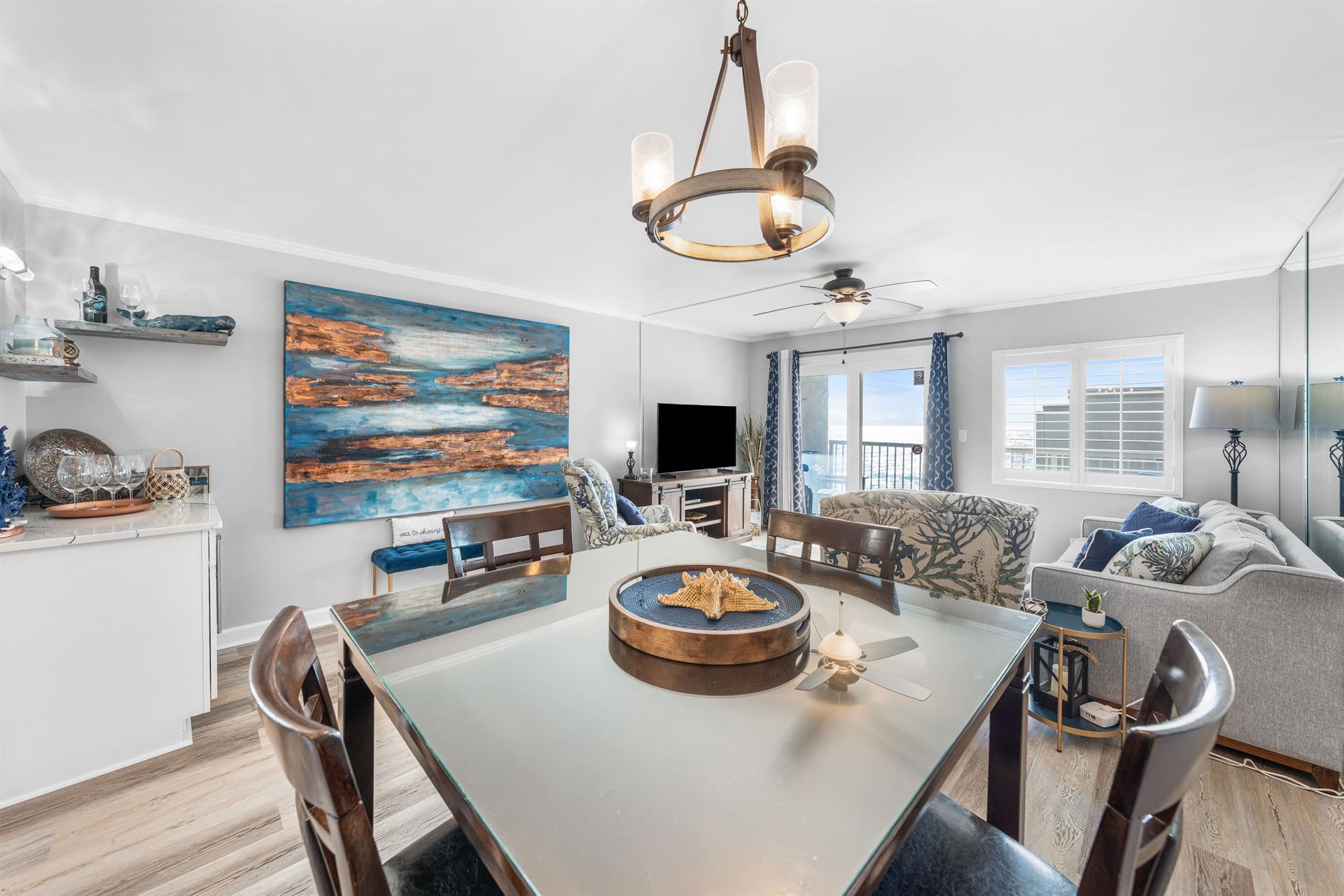 Dining Area and Living Room