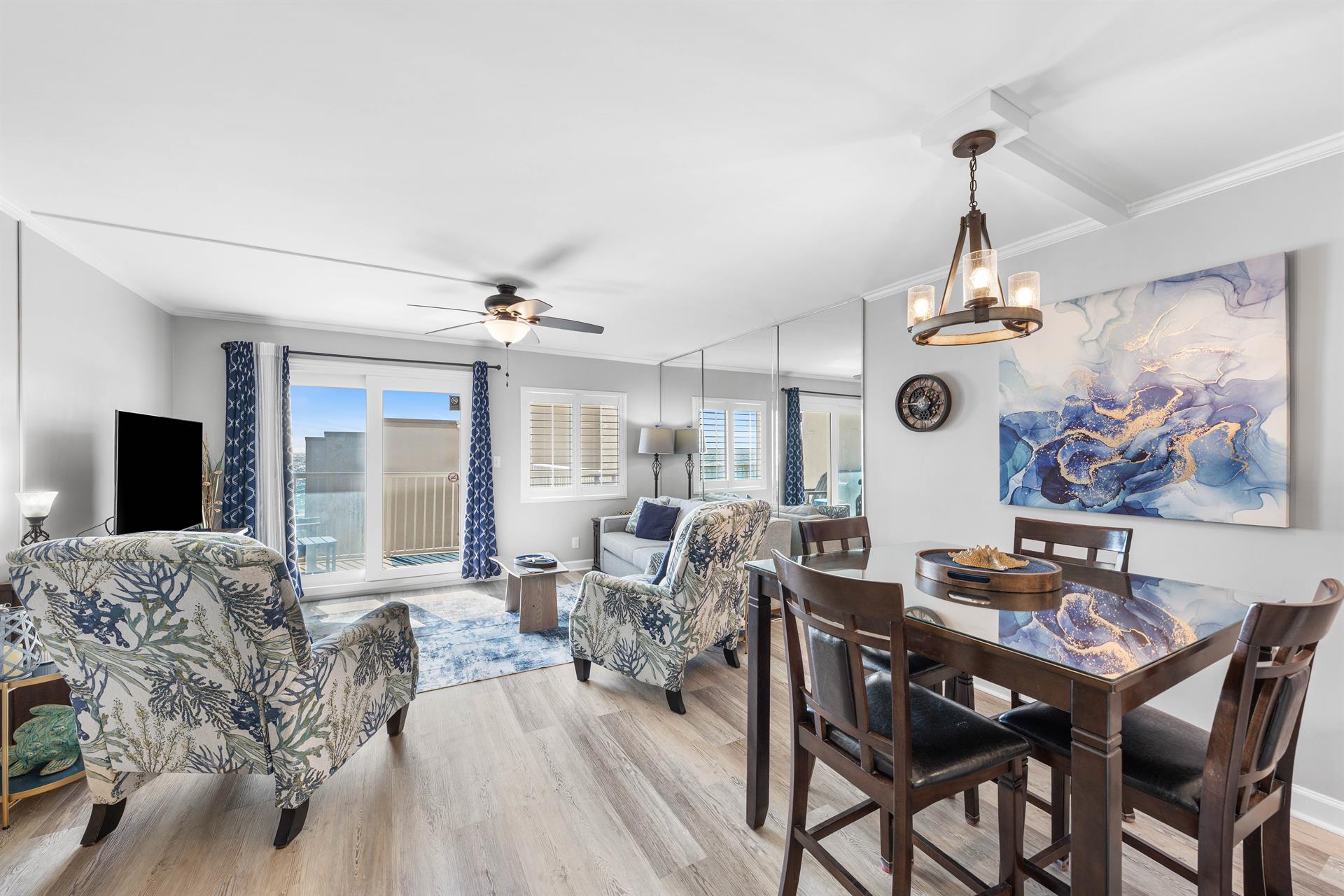 Dining Area and Living Room