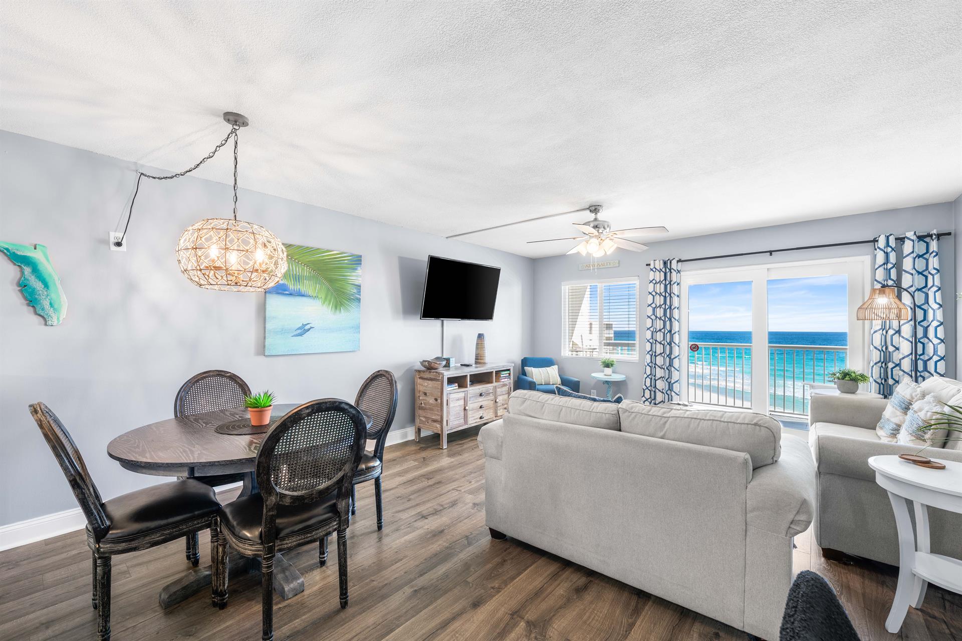 Living Room and Dining Area