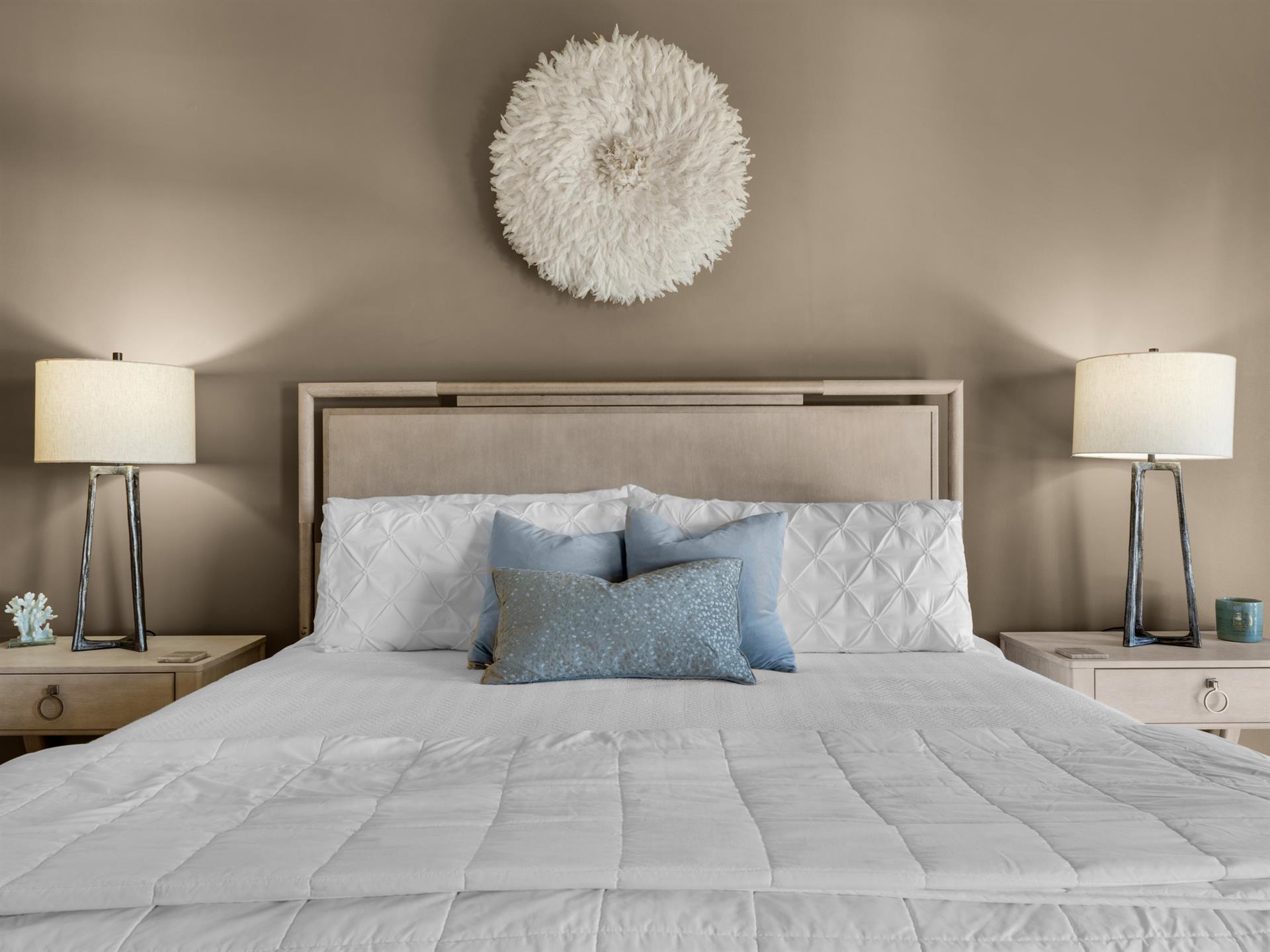 1st Floor Bedroom 2 with King Bed