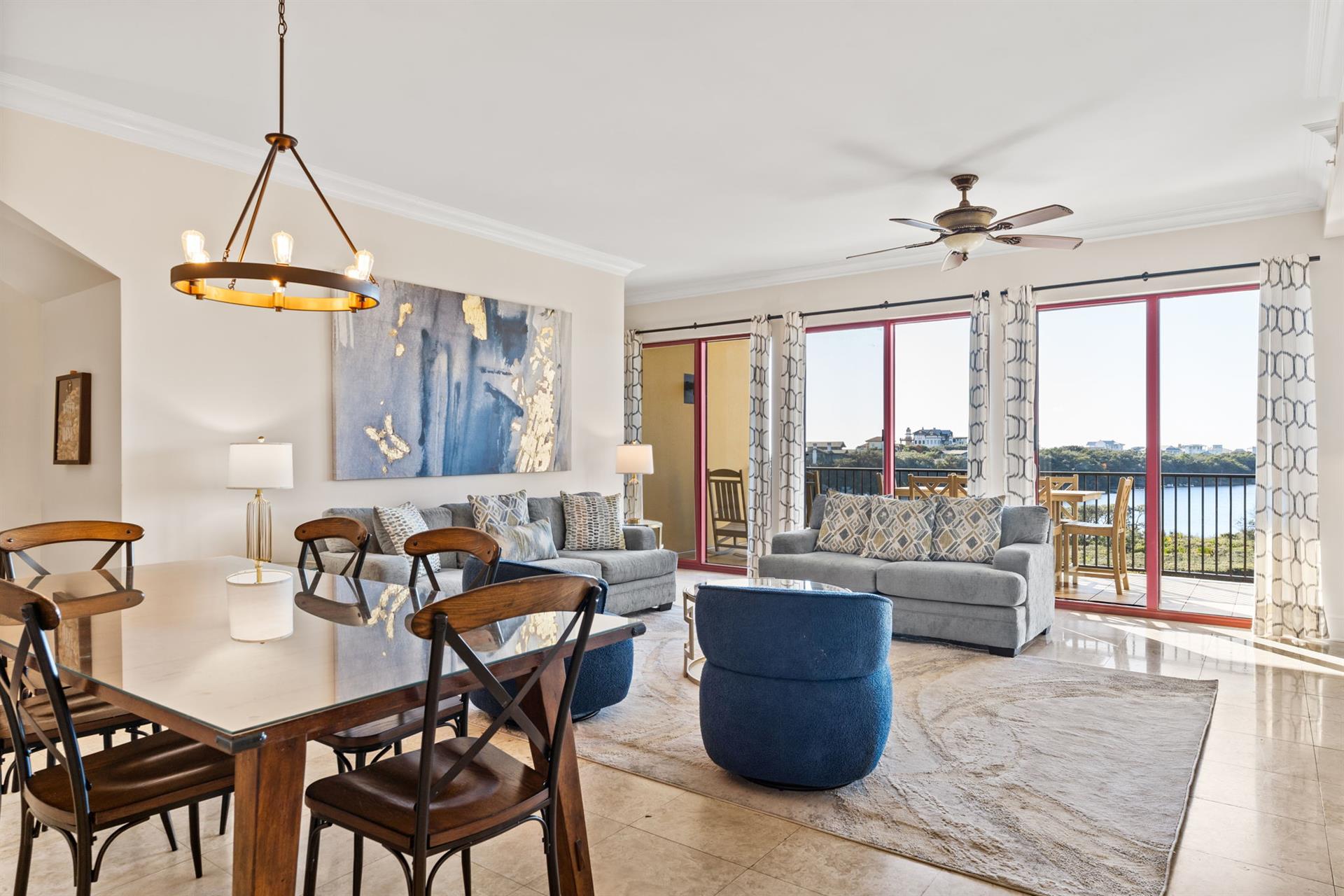 Living and Dining Areas on 1st Floor