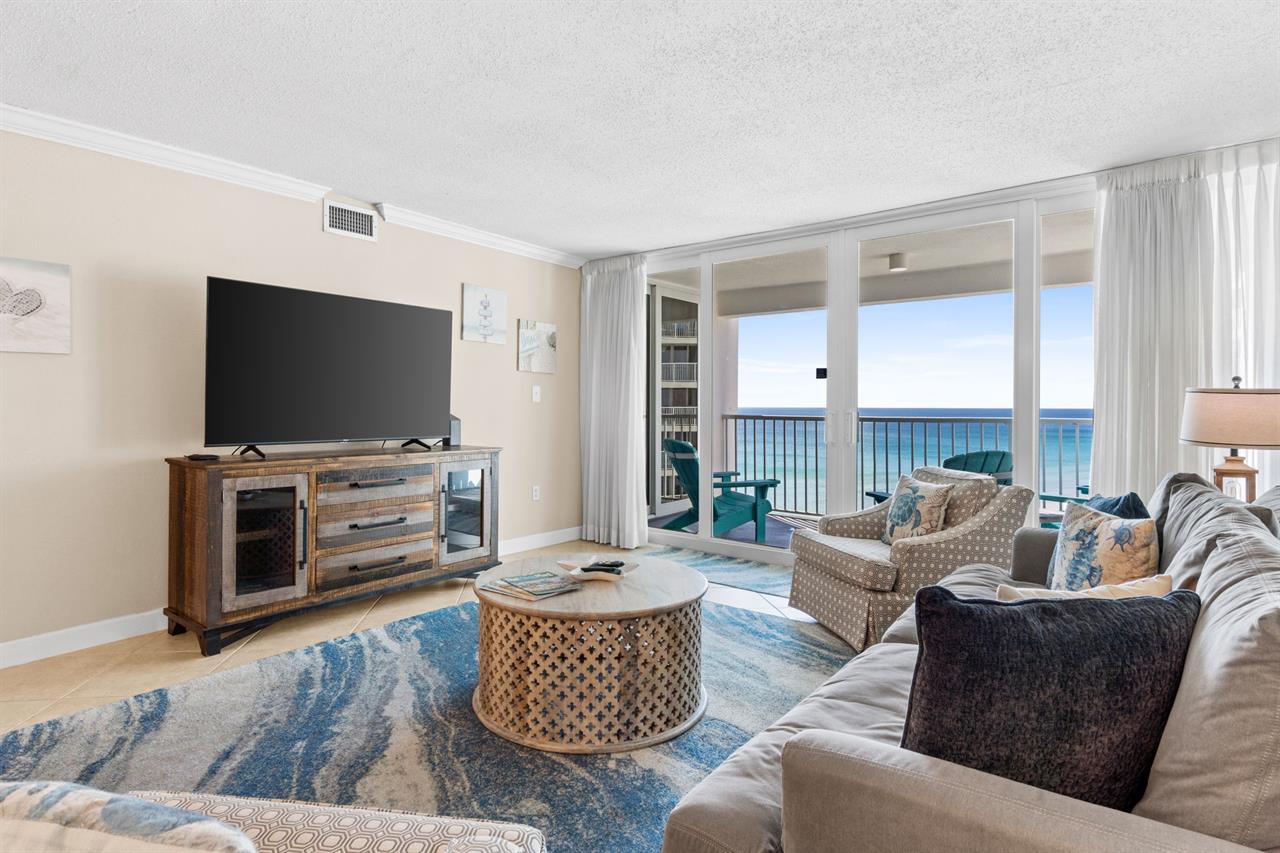 Living Room View to Beach