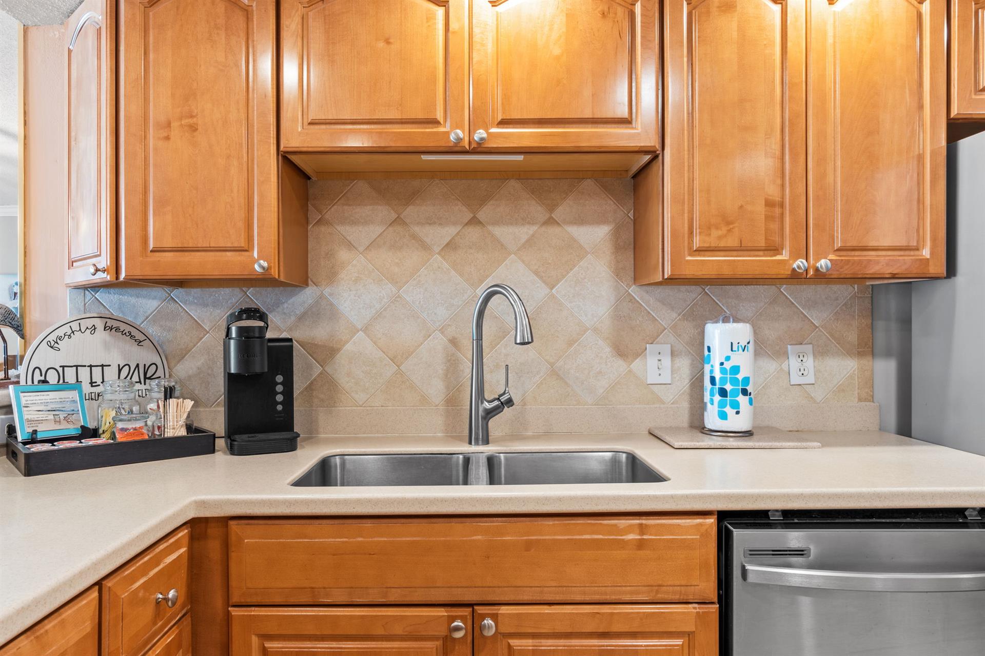 Kitchen with Coffee Bar