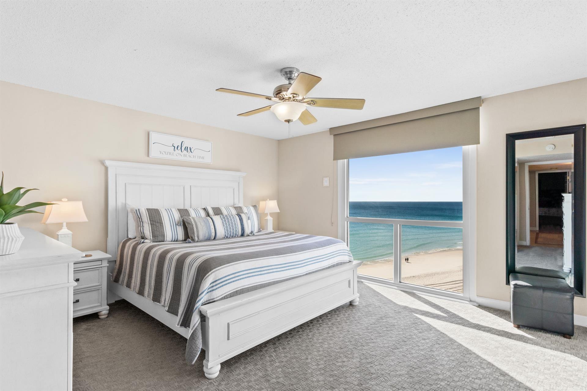 Master Bedroom with beach view