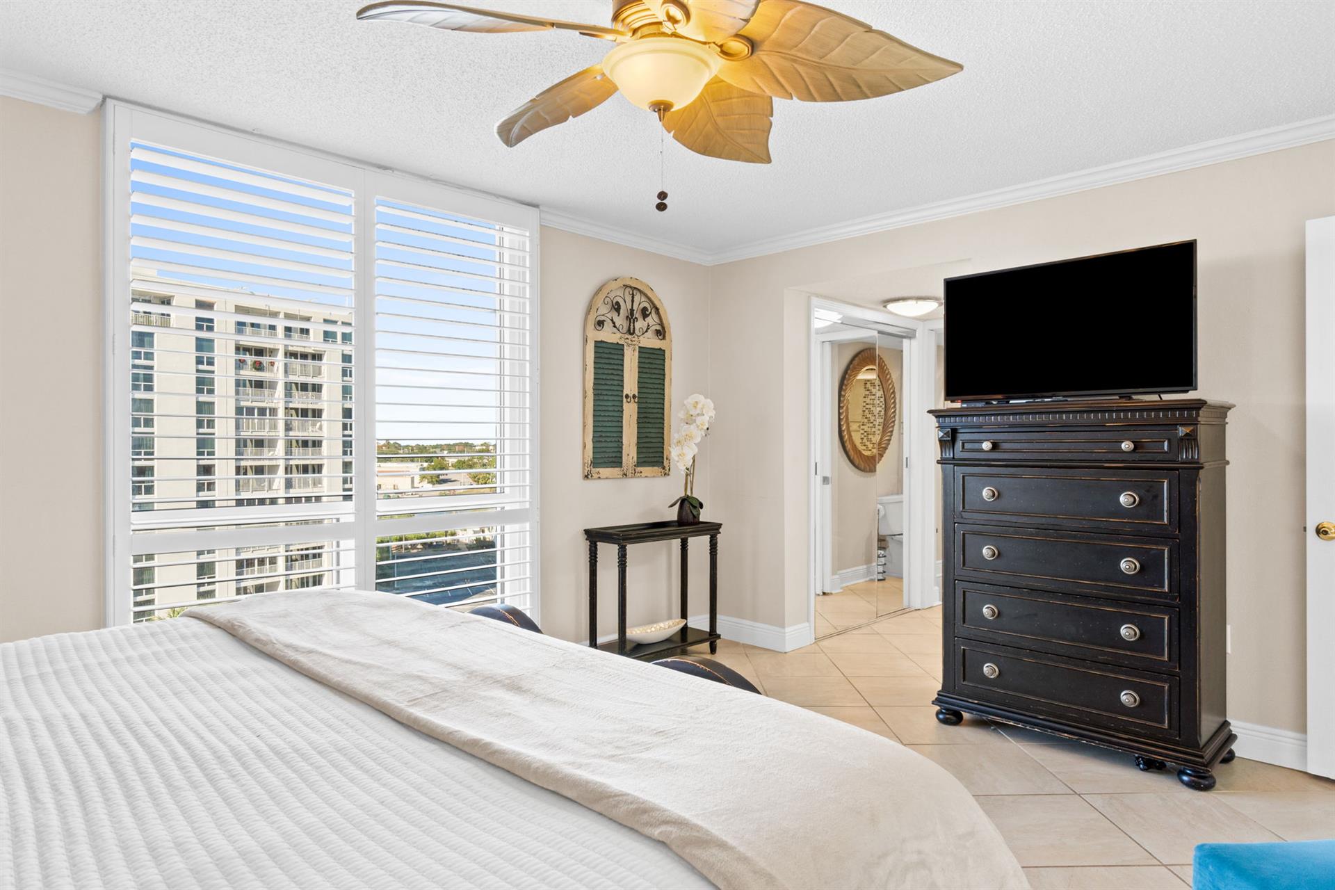 Master Bedroom with view