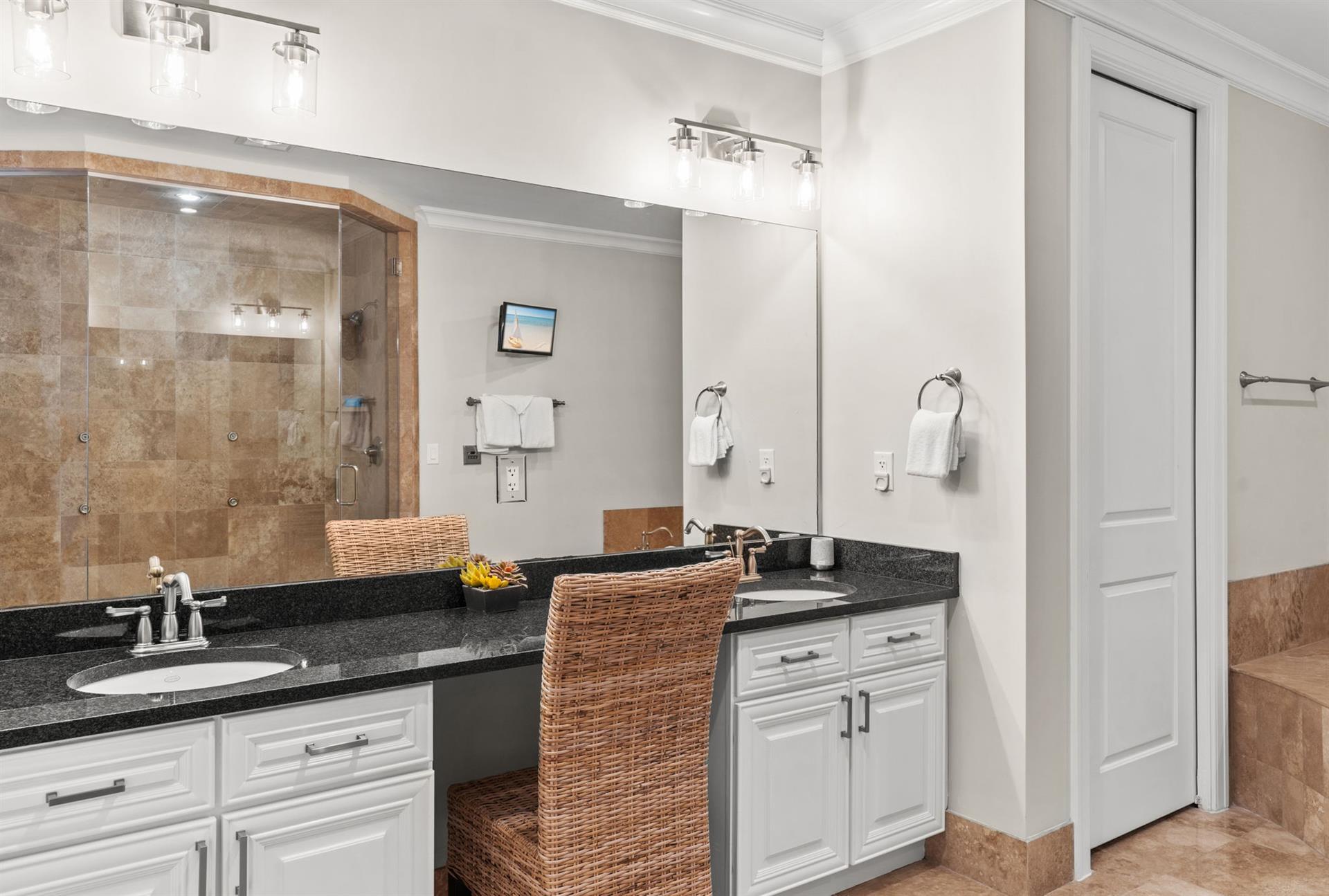 Bathroom 2 with Double Vanity