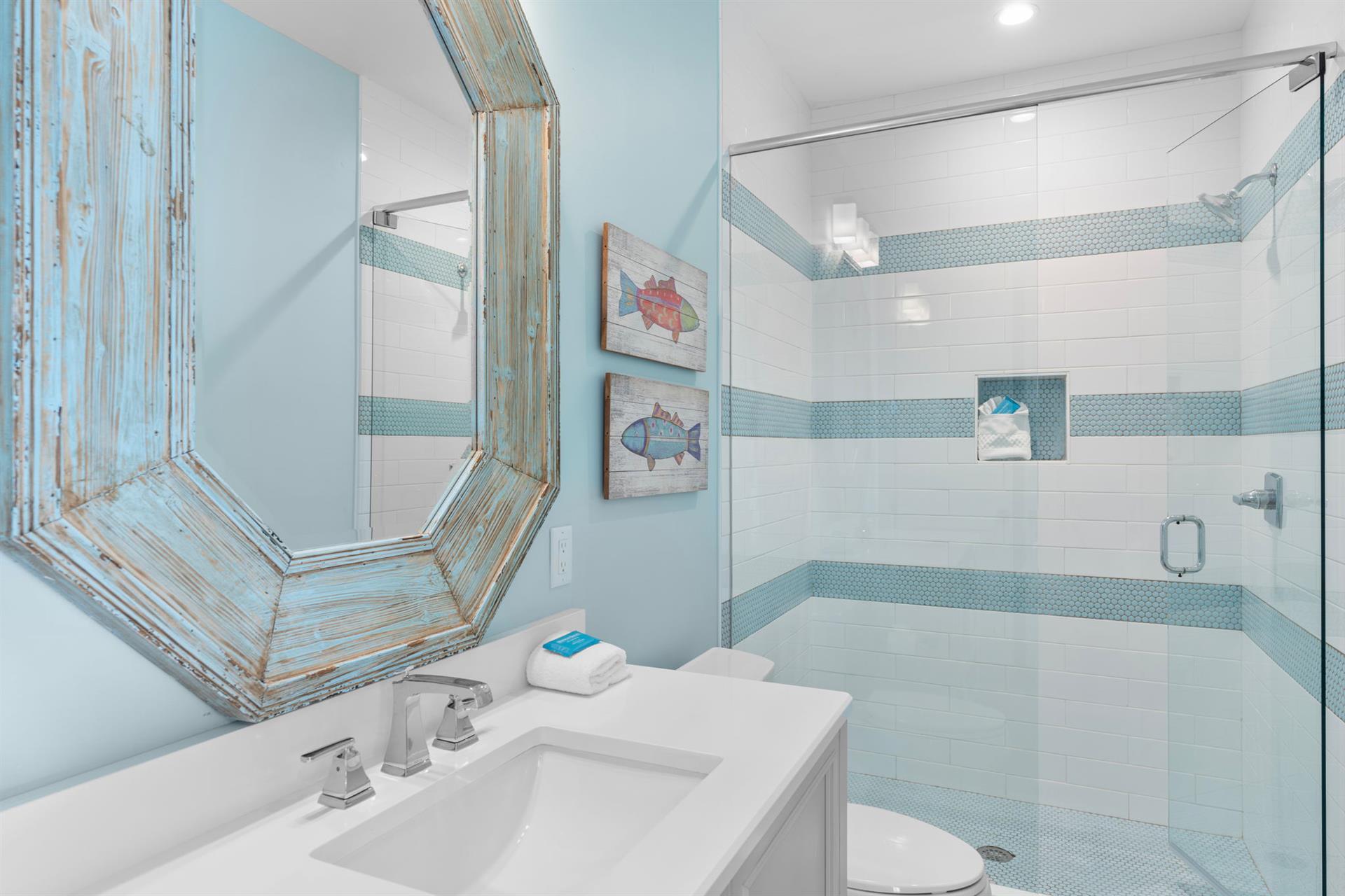 Bathroom 1 with Walk In Shower