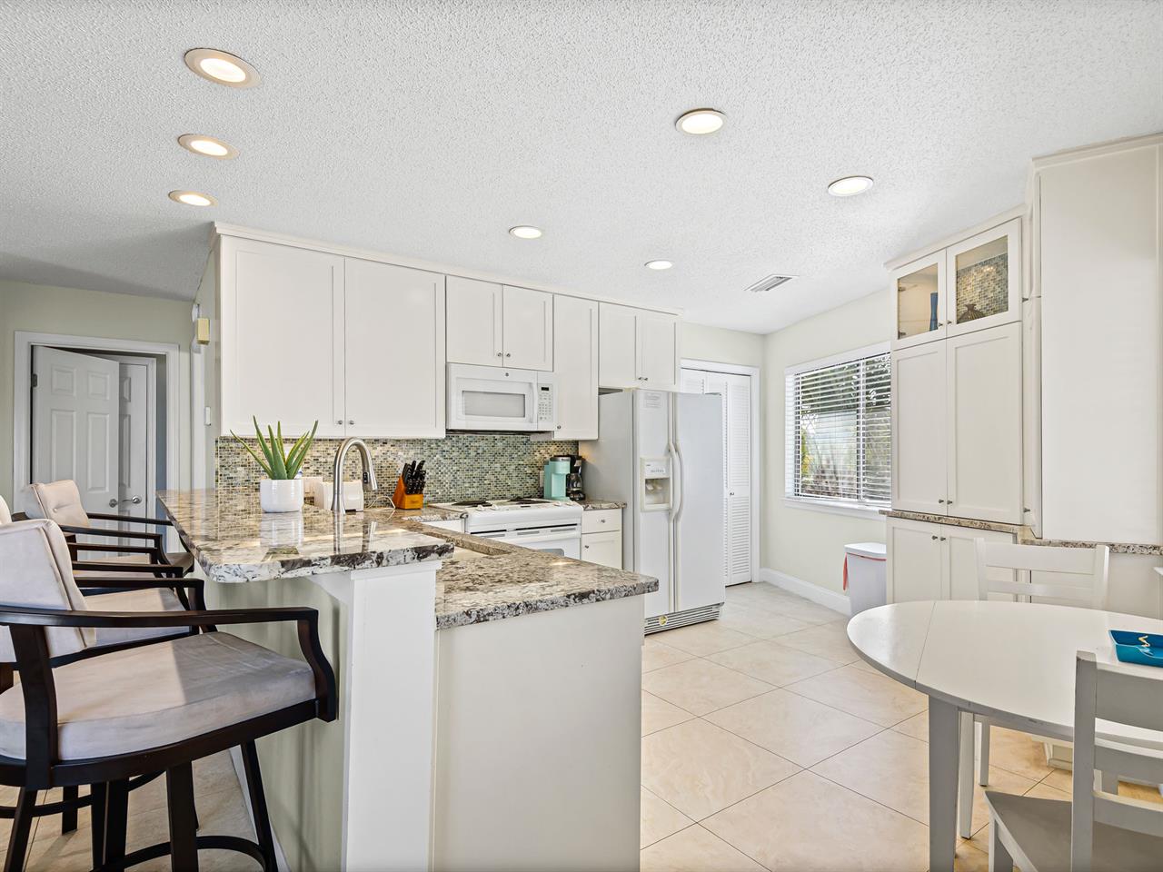 Dining and kitchen area