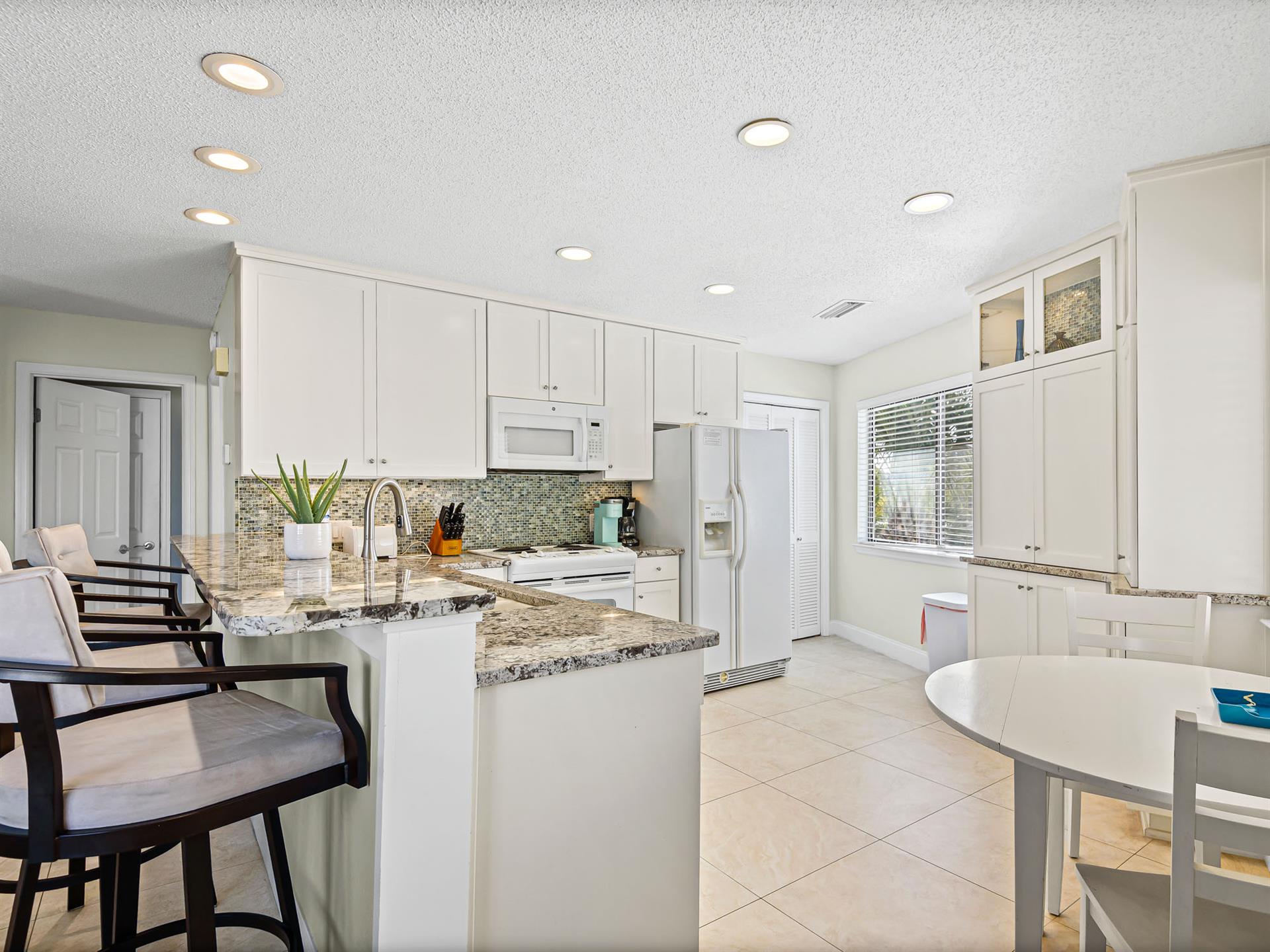 Dining and kitchen area