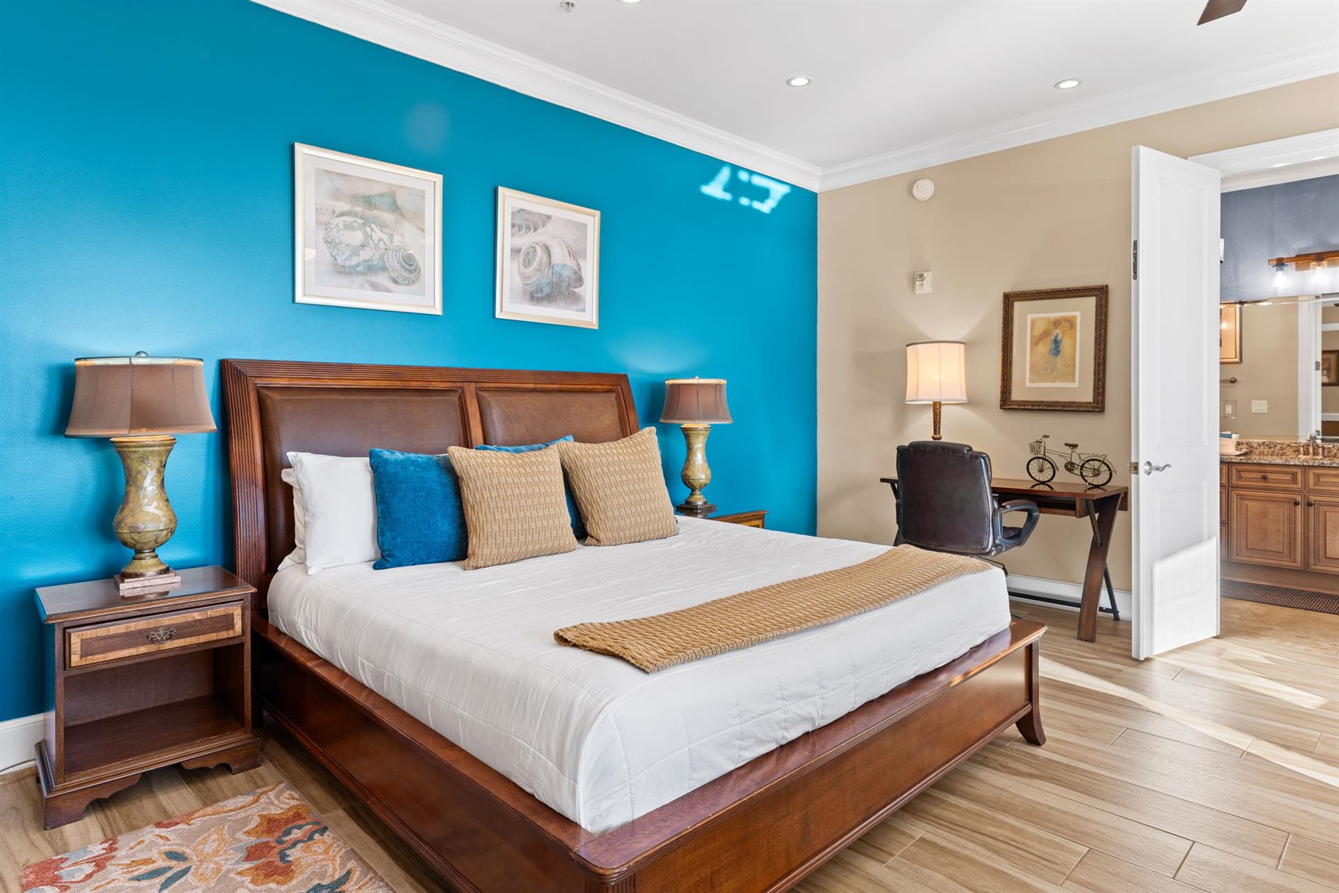 Bedroom 1 with King Bed