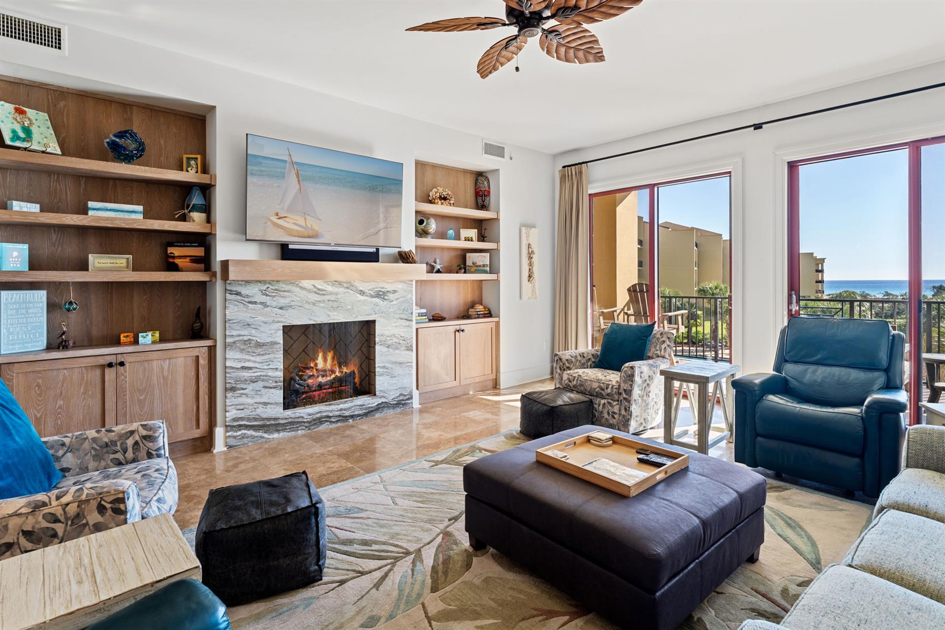 Beautifully Decorated Living Area