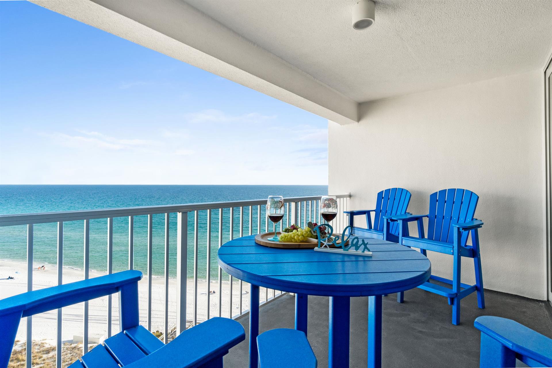 Beach View from Balcony