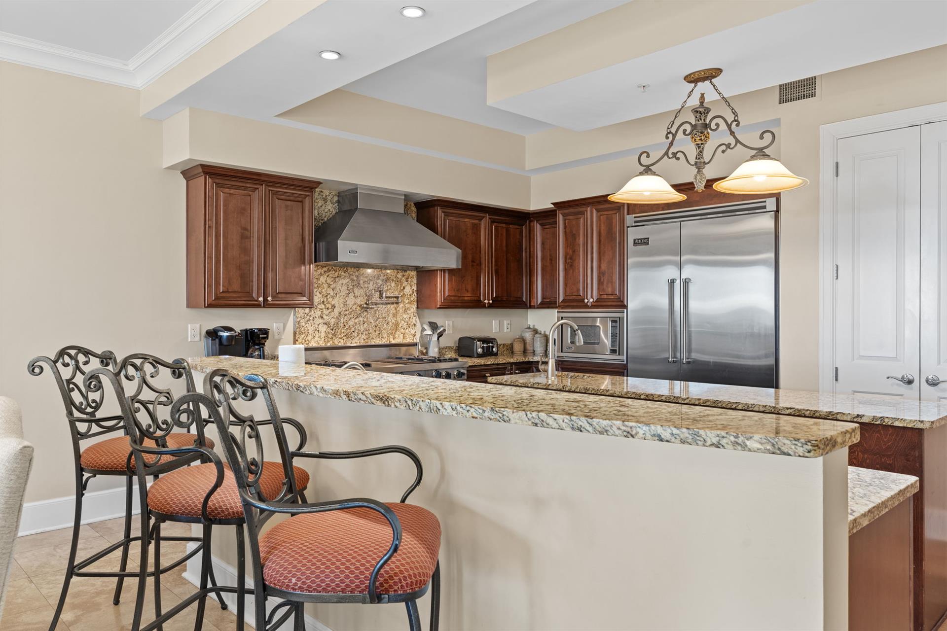Kitchen with Bar Seating
