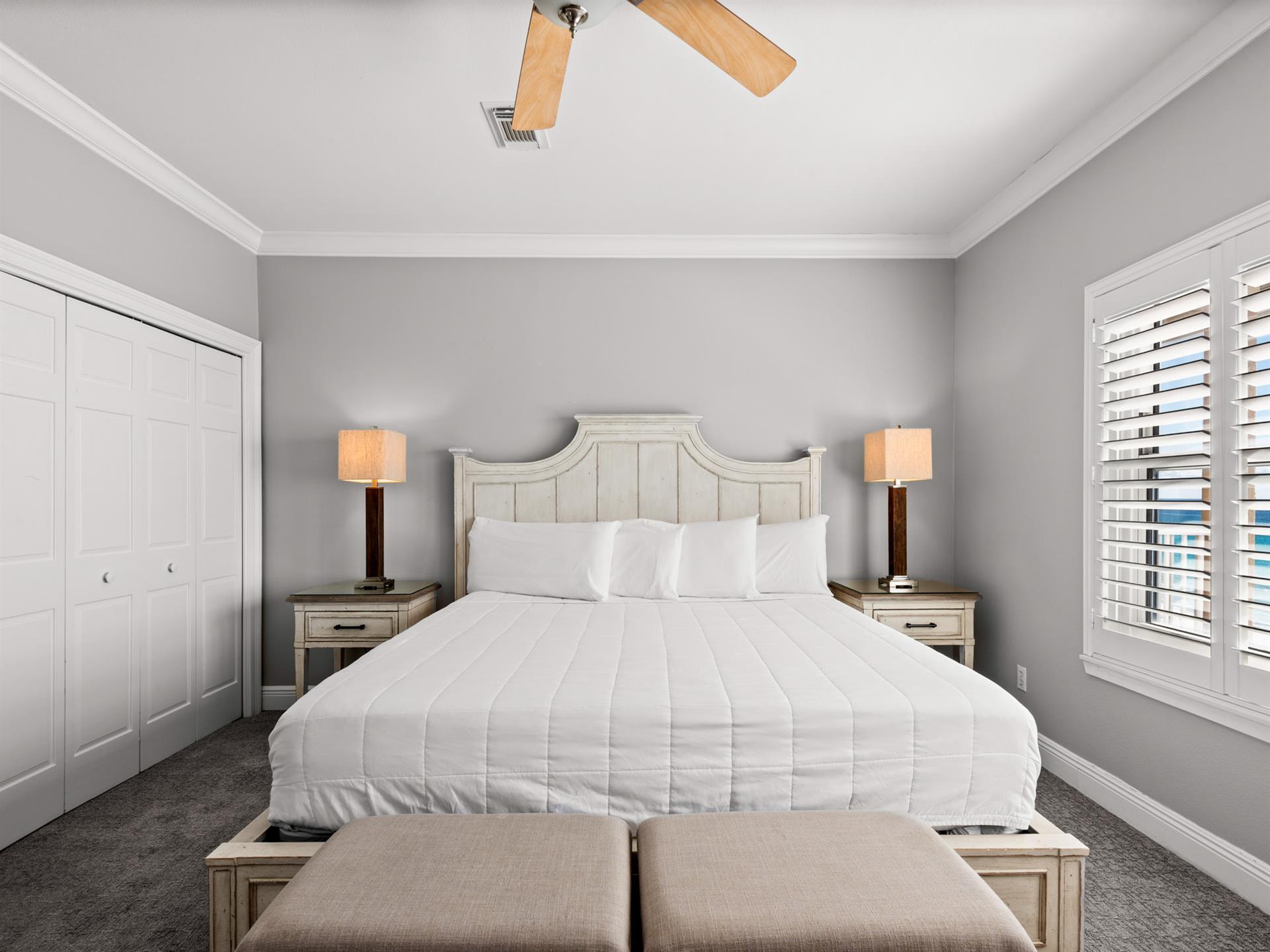 Bedroom 1 with King located on 2nd Floor