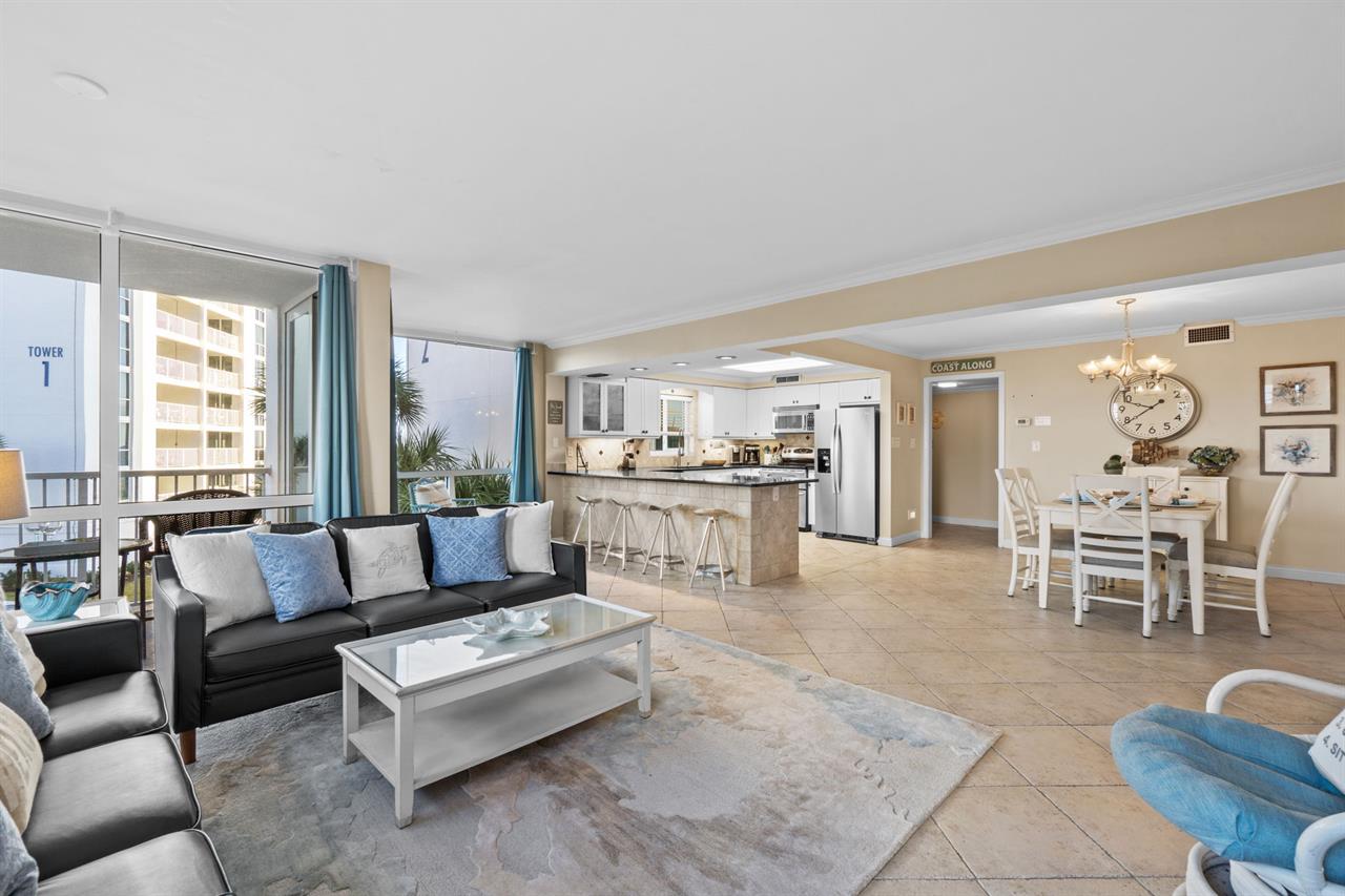 Living Room with extra seating.