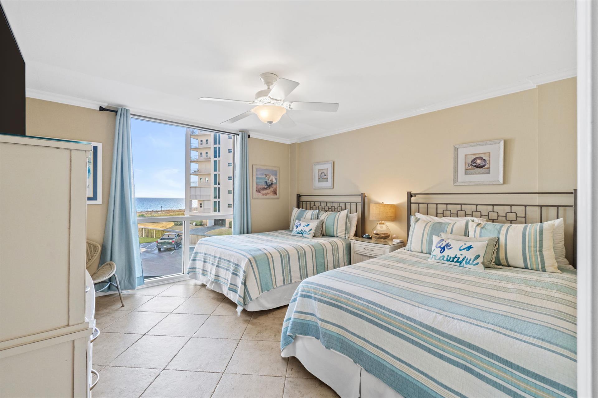 Guest Bedroom with Beach View.