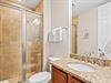 Bathroom 4 Refresh in your private bathroom with granite counters, glass shower, and fluffy towels waiting for you.