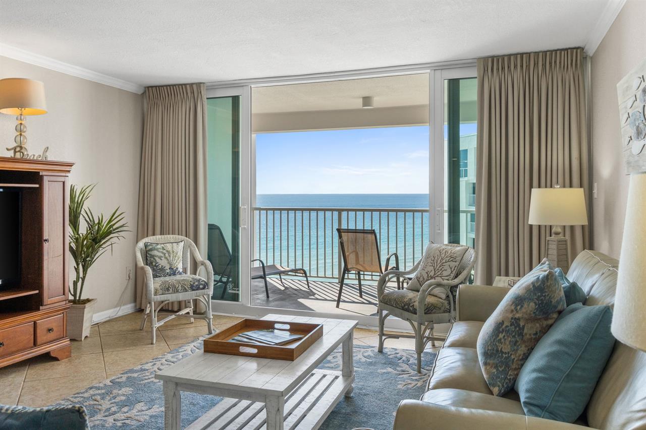 Living Room View to Balcony