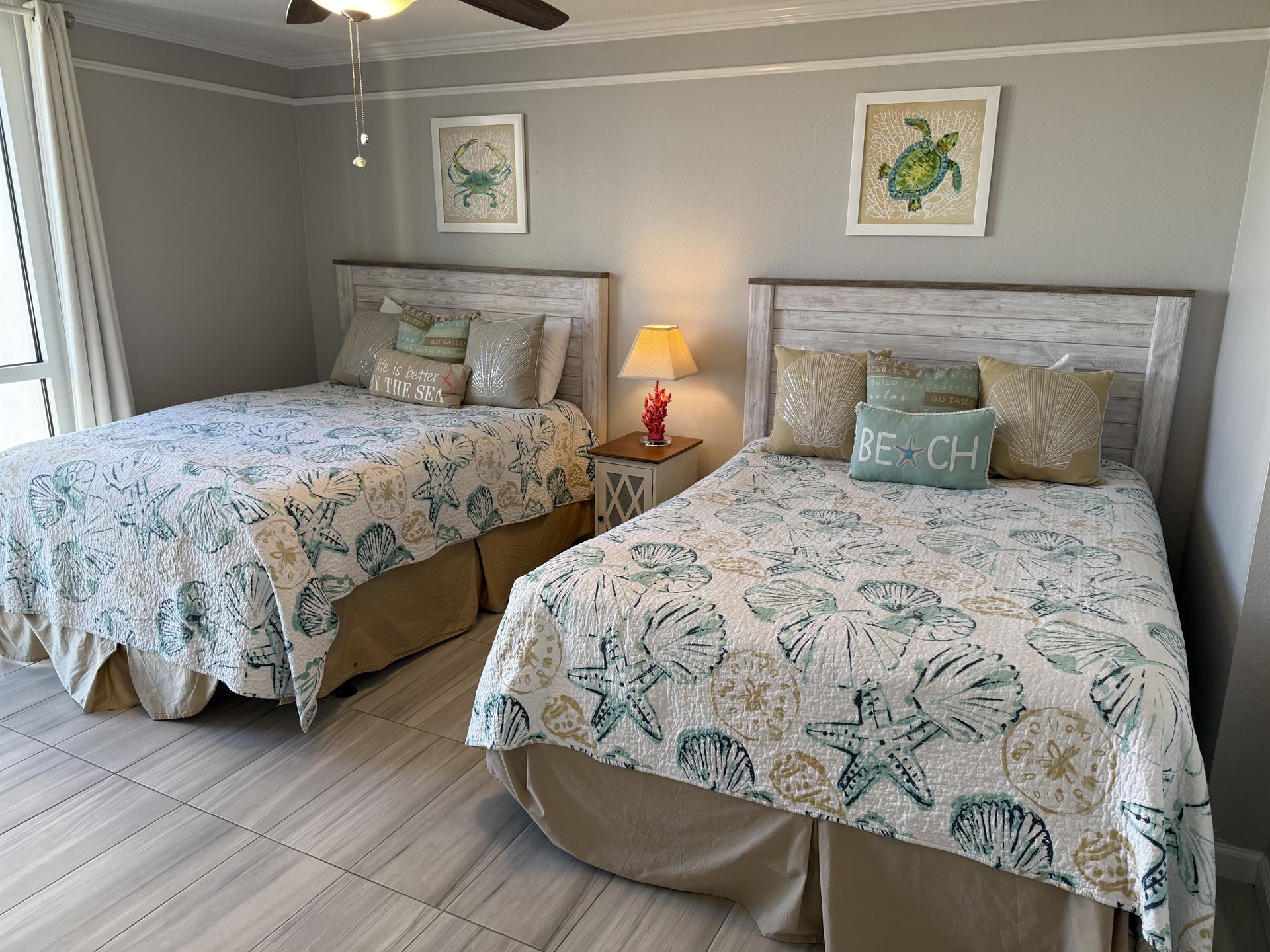 Guest Bedroom with Full Beds