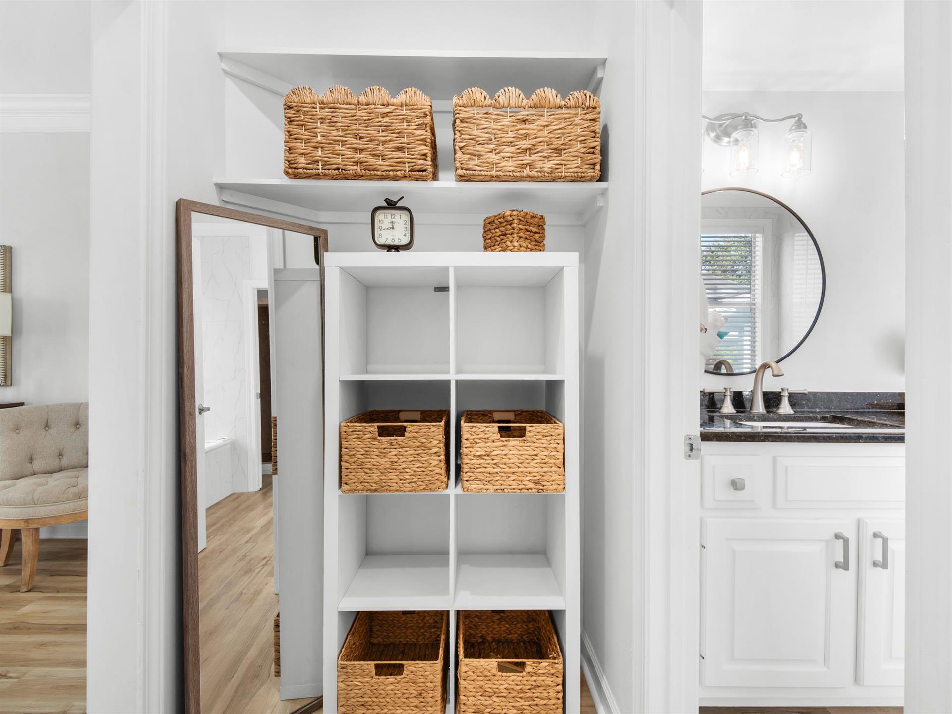 Walk Through Closet in Primary