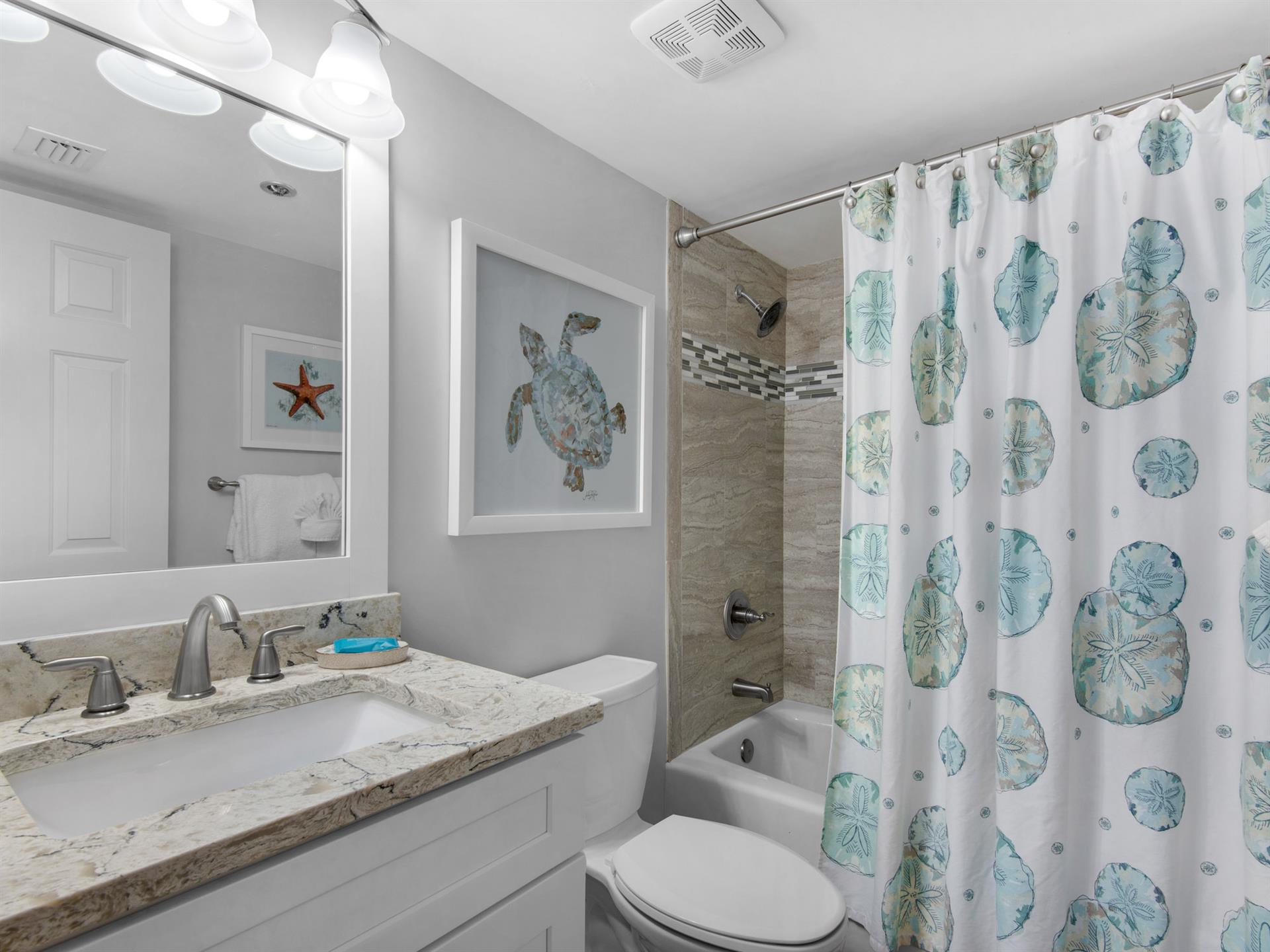 Guest Suite Bath with Tub Shower Combo