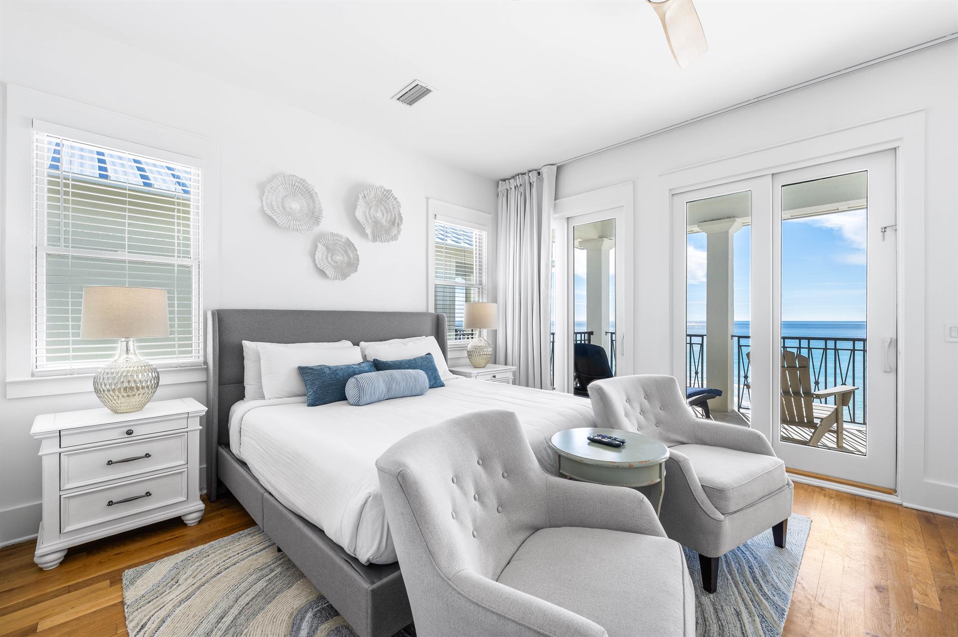 Third Floor Primary King ensuite Bedroom. The Elevator Serves All Three Floors.