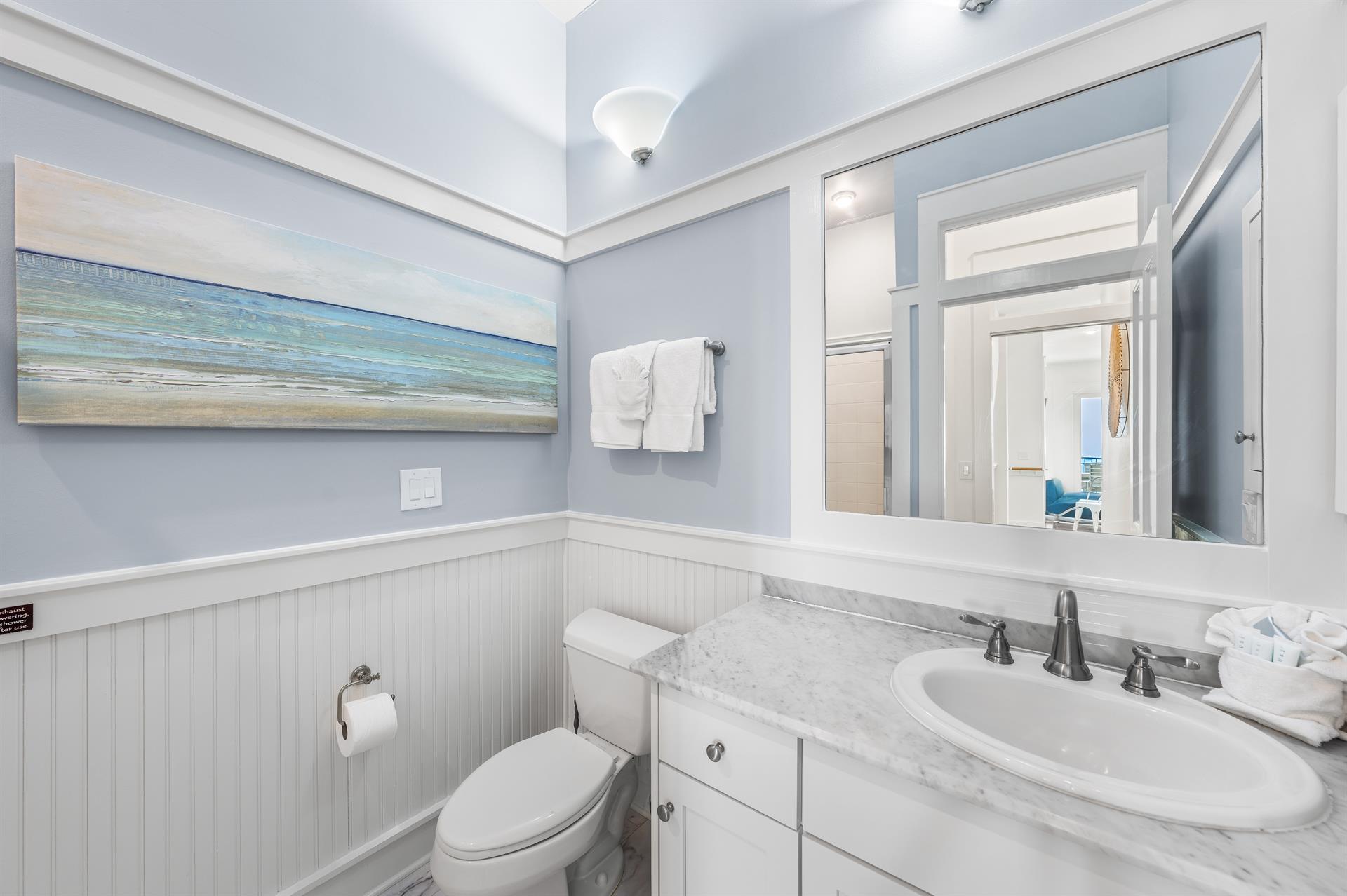 Second Floor King Bedroom Shower.