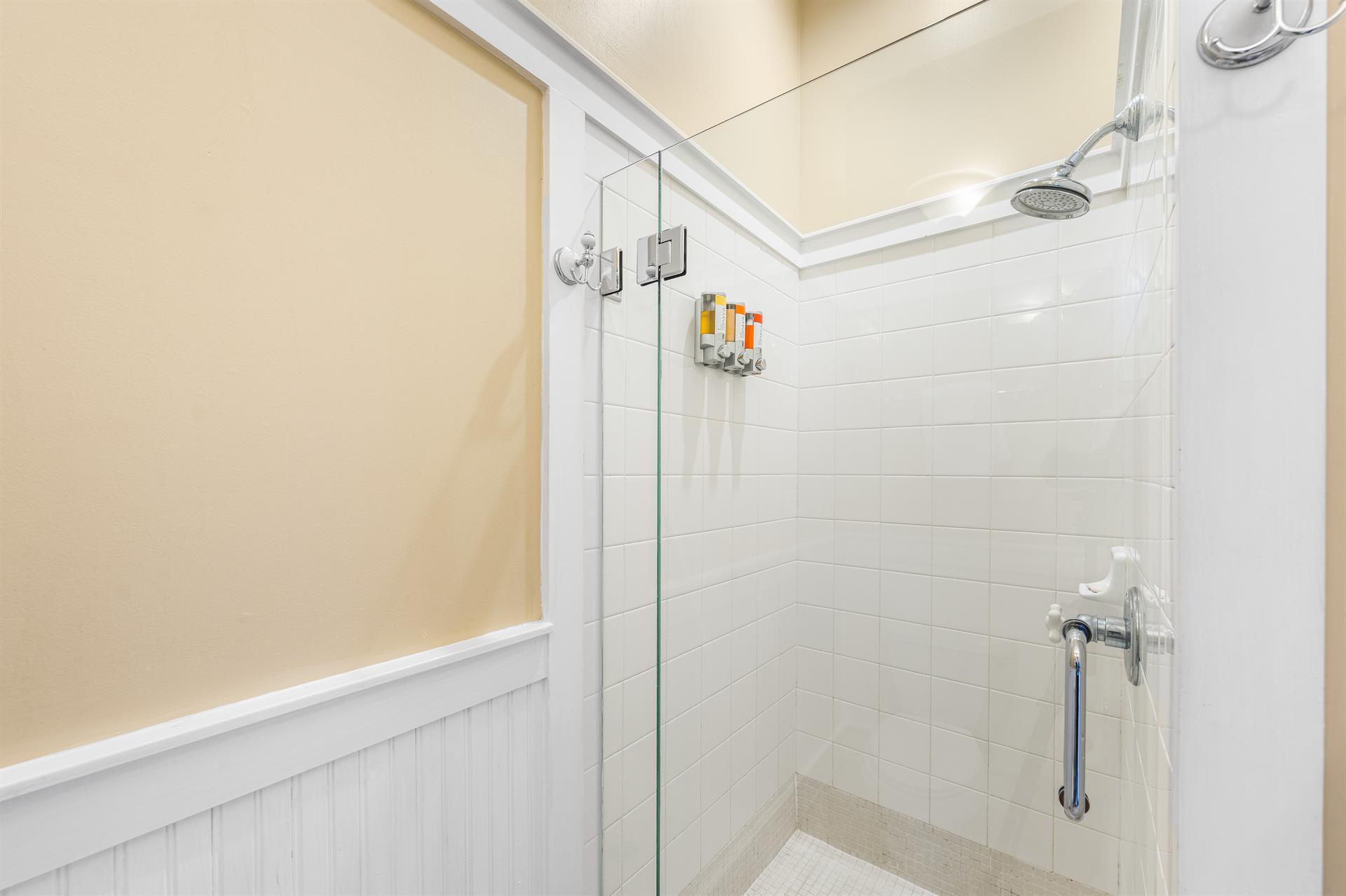 Second Floor Queen Bed Bathroom with Full Shower.