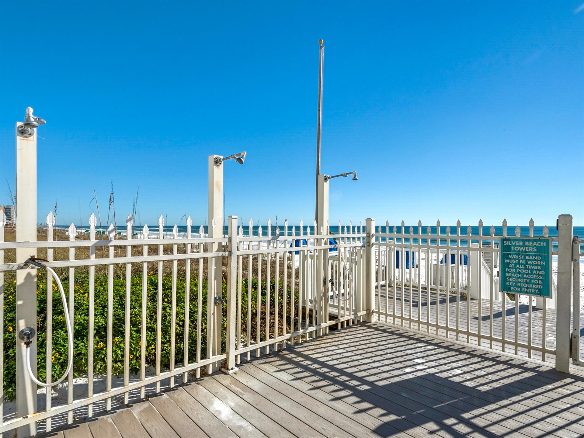 Rinse off from the Beach