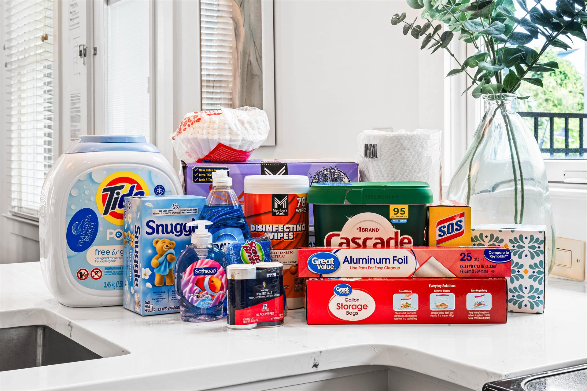 Household Items Provided