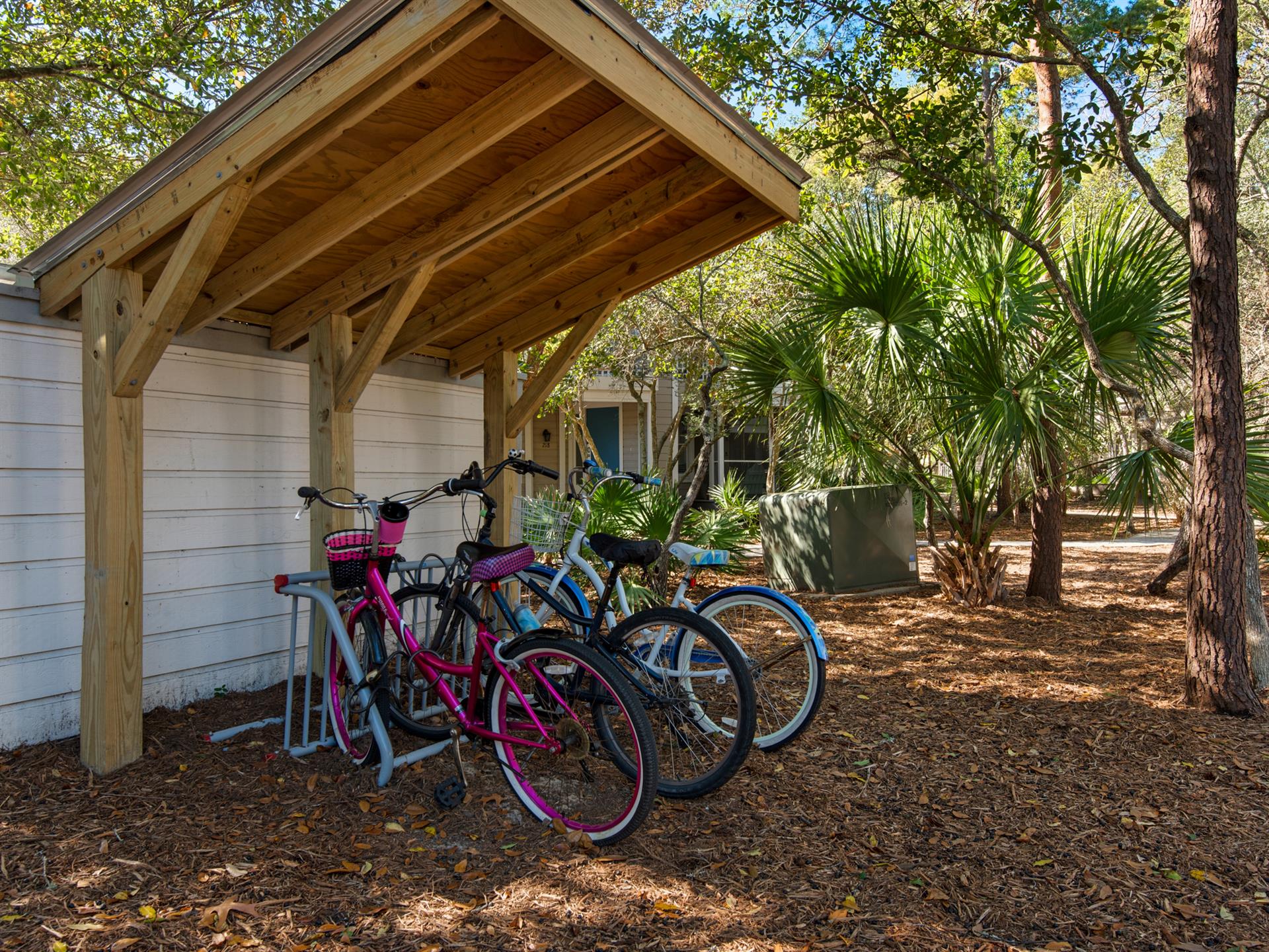 Hidden Dunes Covered Bike Racks