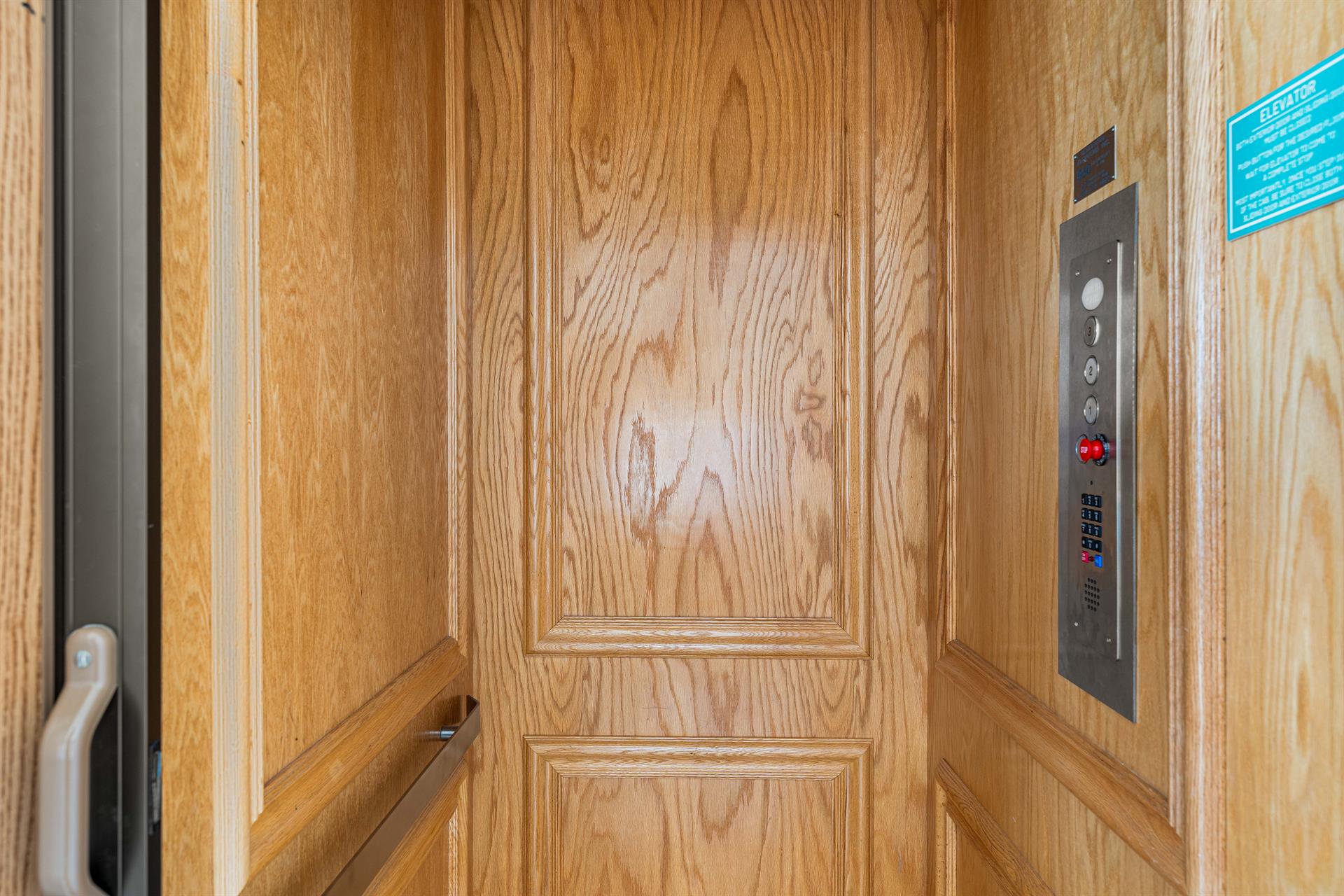 The Elevator Services all 3 Floors and arrives Directly into this King ensuite Bedroom.