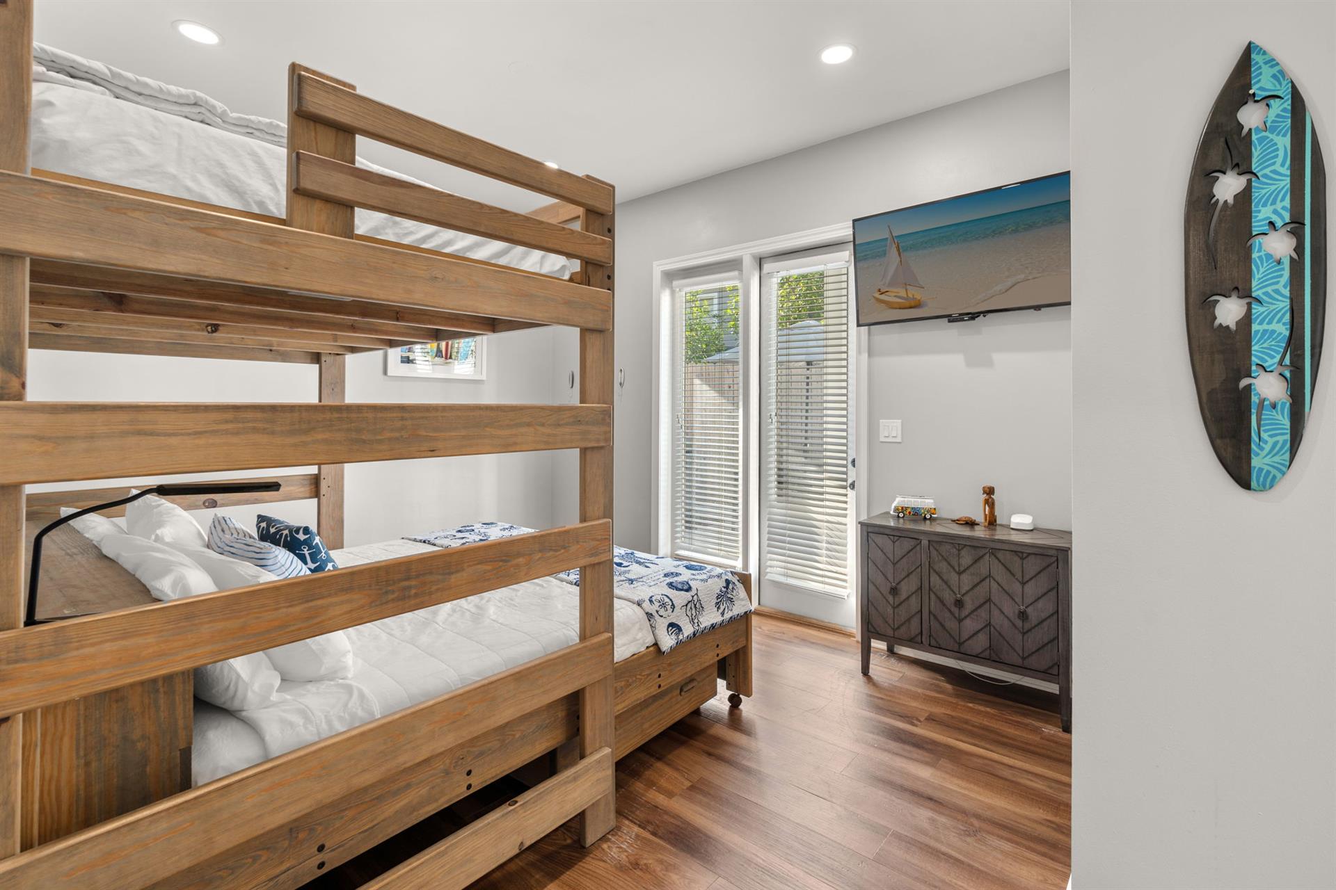 Bedroom 4 with King on Bottom and Double on Top