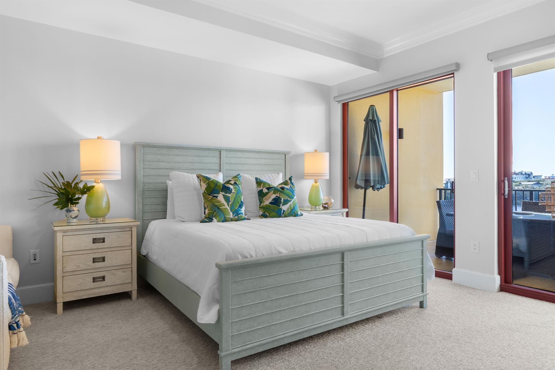 Bedroom 2 on 1st Floor with King Bed