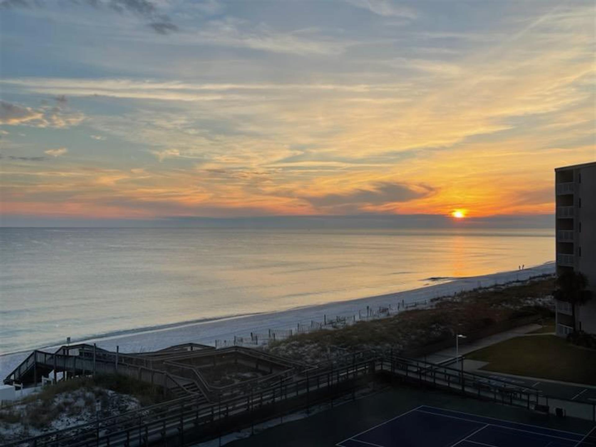 Sun Falling into the Water