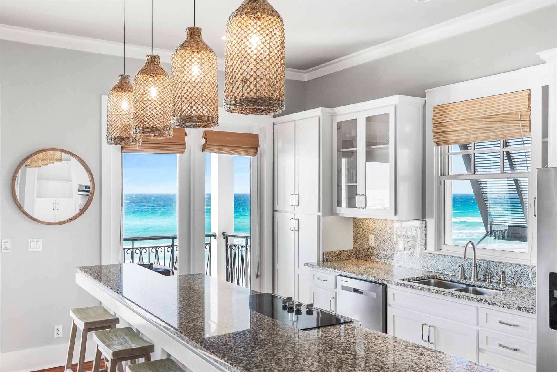 Fully Stocked Open Kitchen