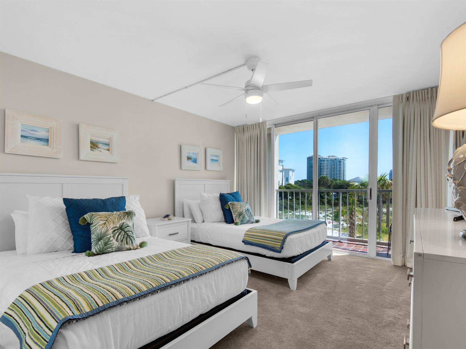 Bedroom 3 with 2 Double Beds