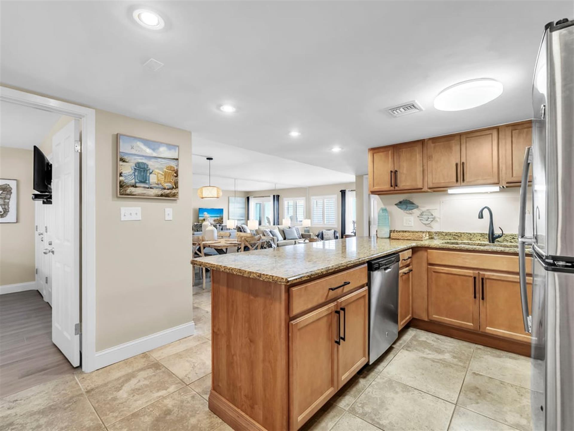 Unit Entrance to Kitchen