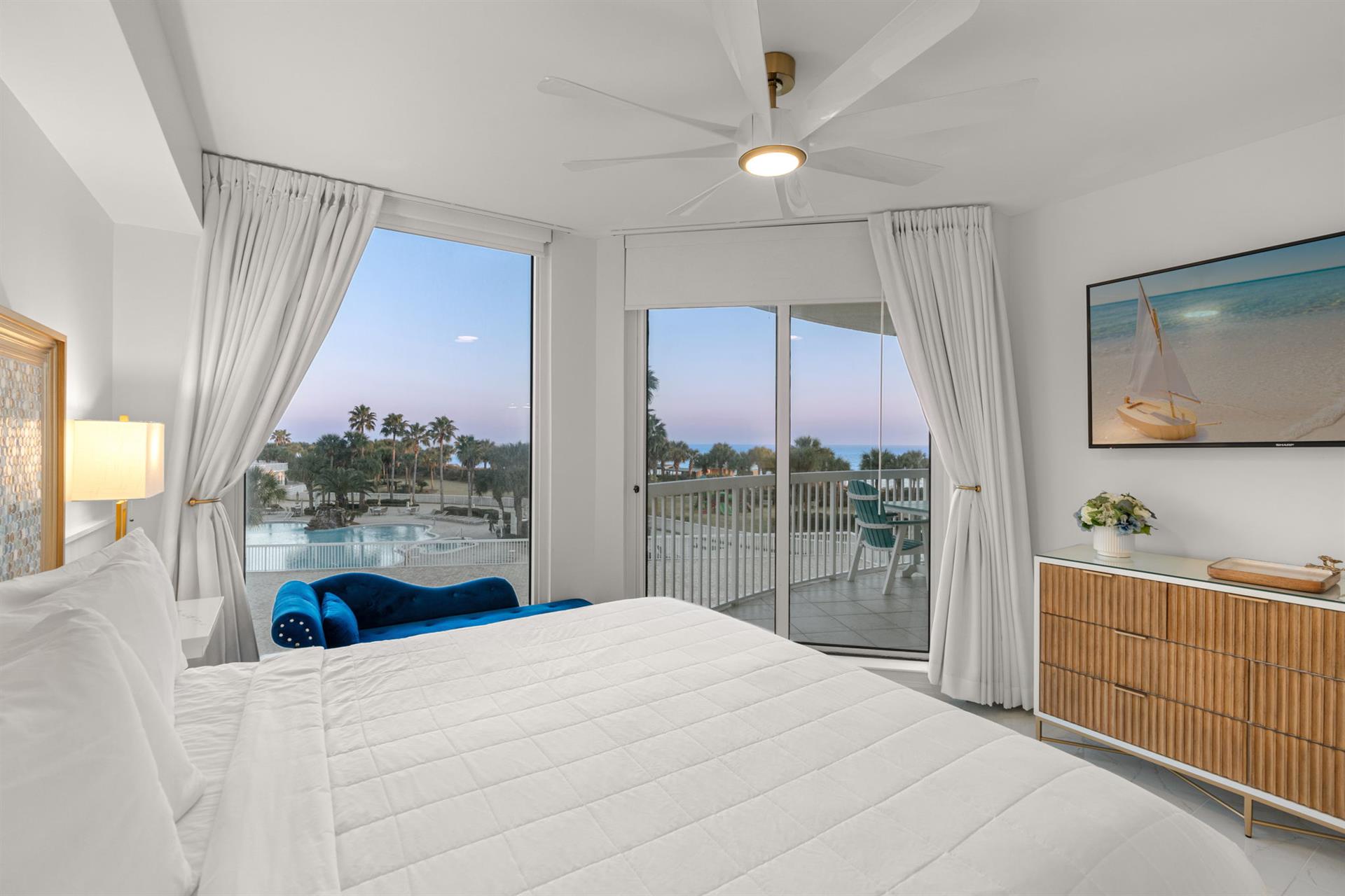 Bedroom 2 with Private Balcony Access