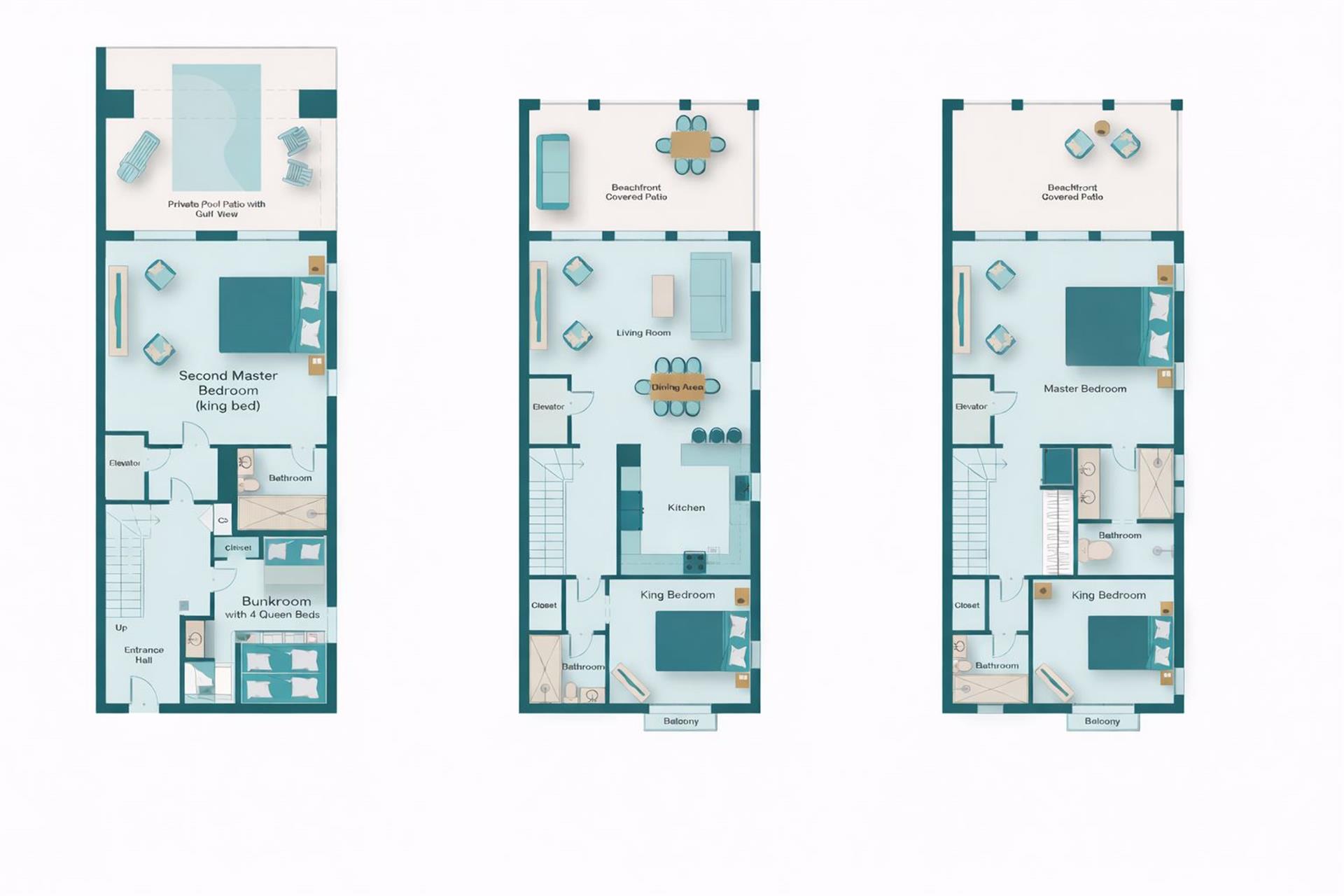 This floor plan is a replica. Please note that the front door and the garage bedroom are located on opposite sides of the home.