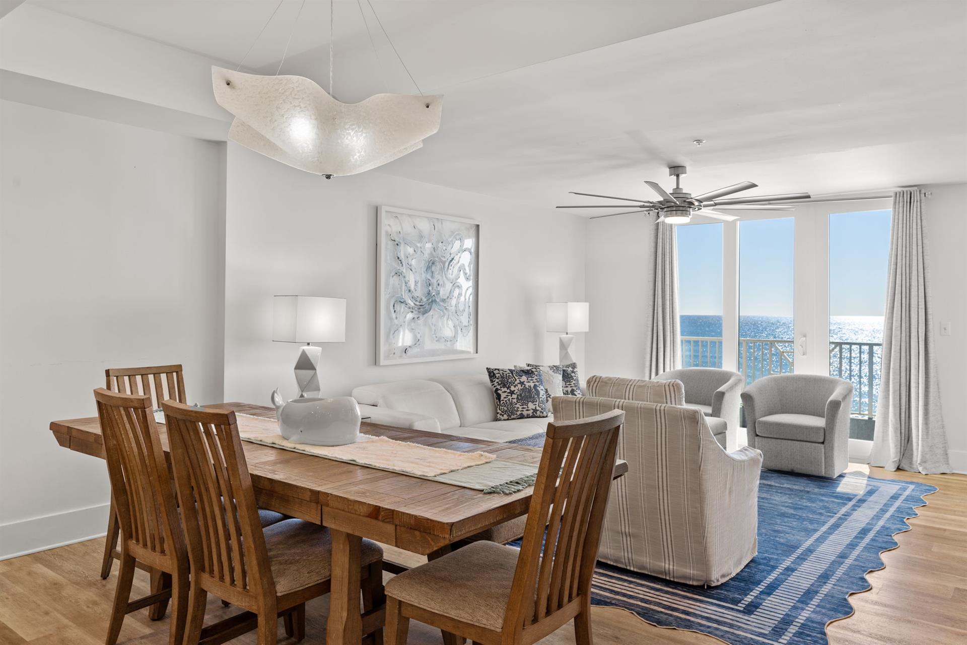 Coastal elegance meets comfort..... Enjoy a gulf view with your meal