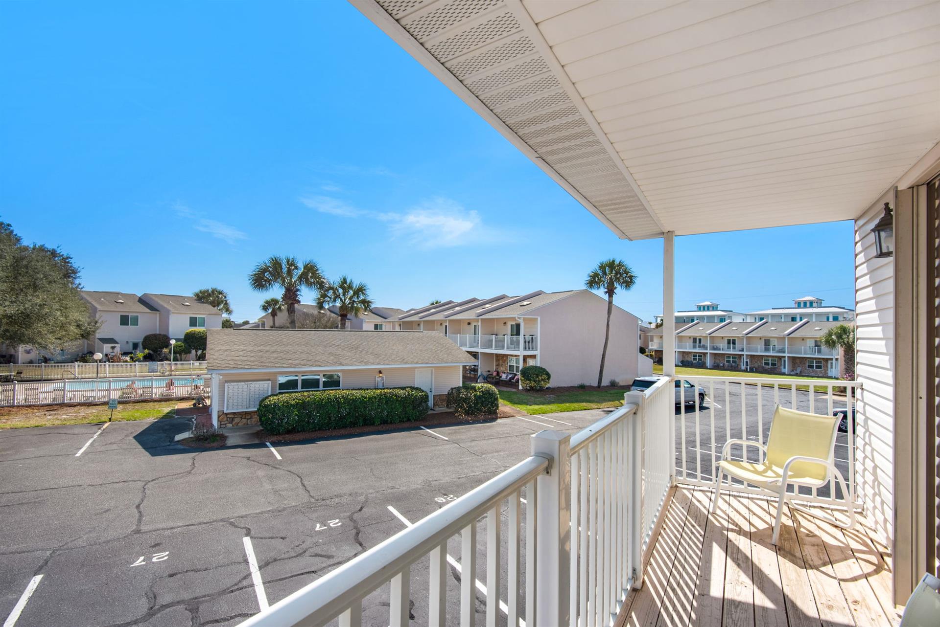 Soak up the Florida sunshine on the private balcony
