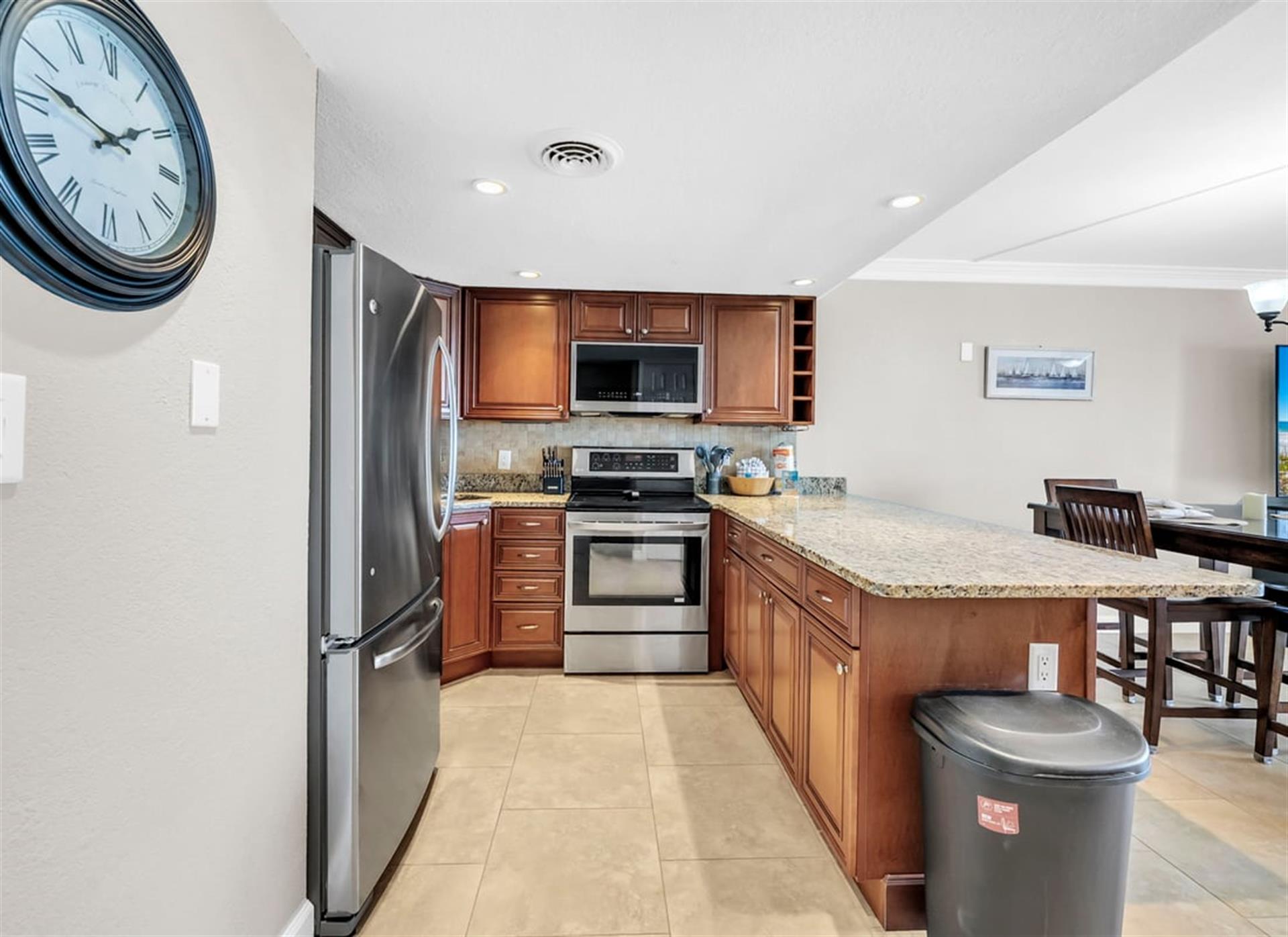 Fully Stocked Kitchen