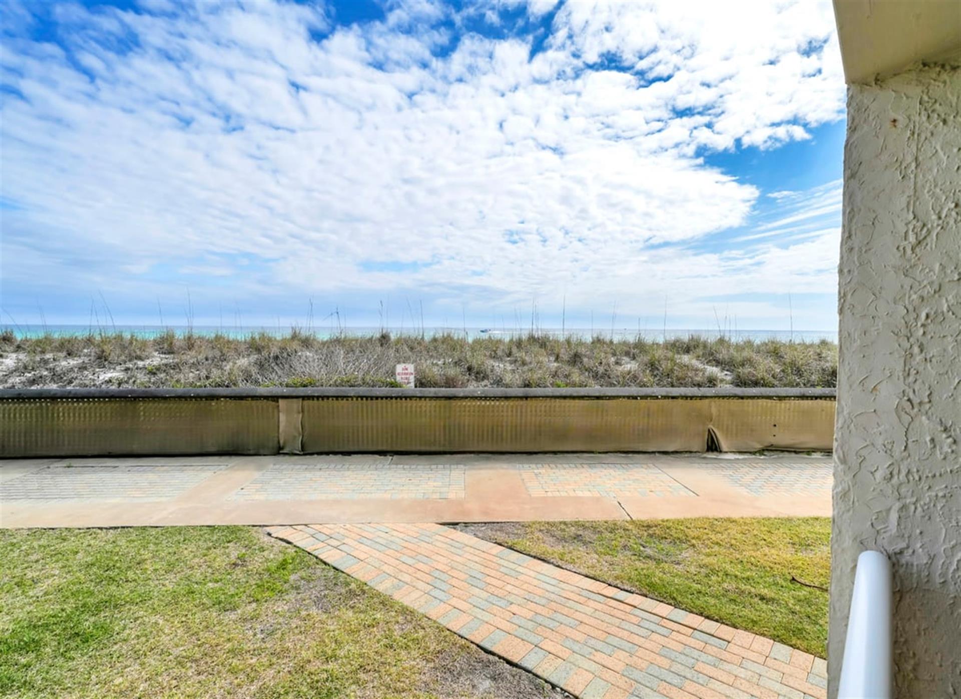 Walkway to Private Beach Right off Balcony