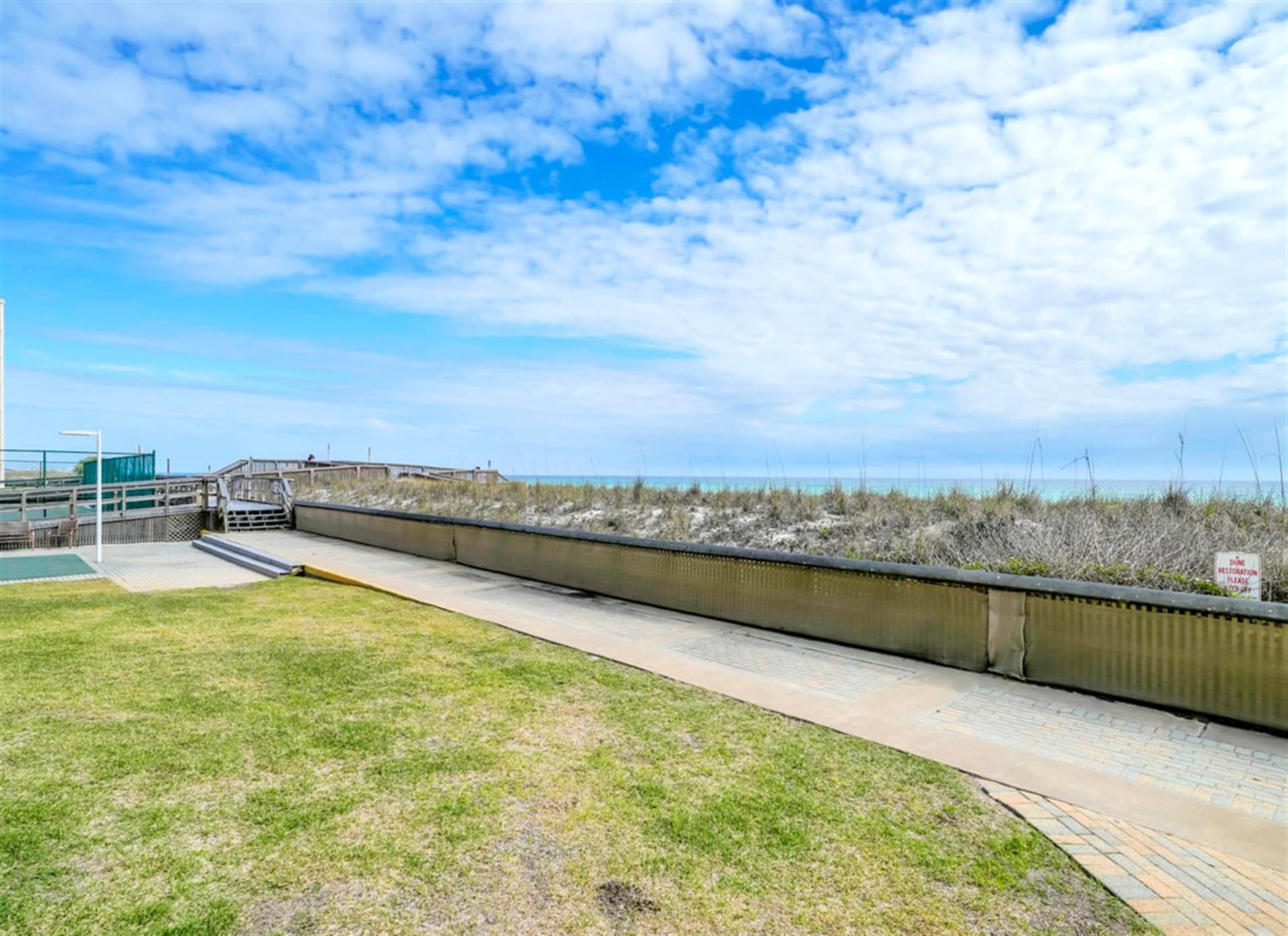Walkway to Private Beach Right off Balcony