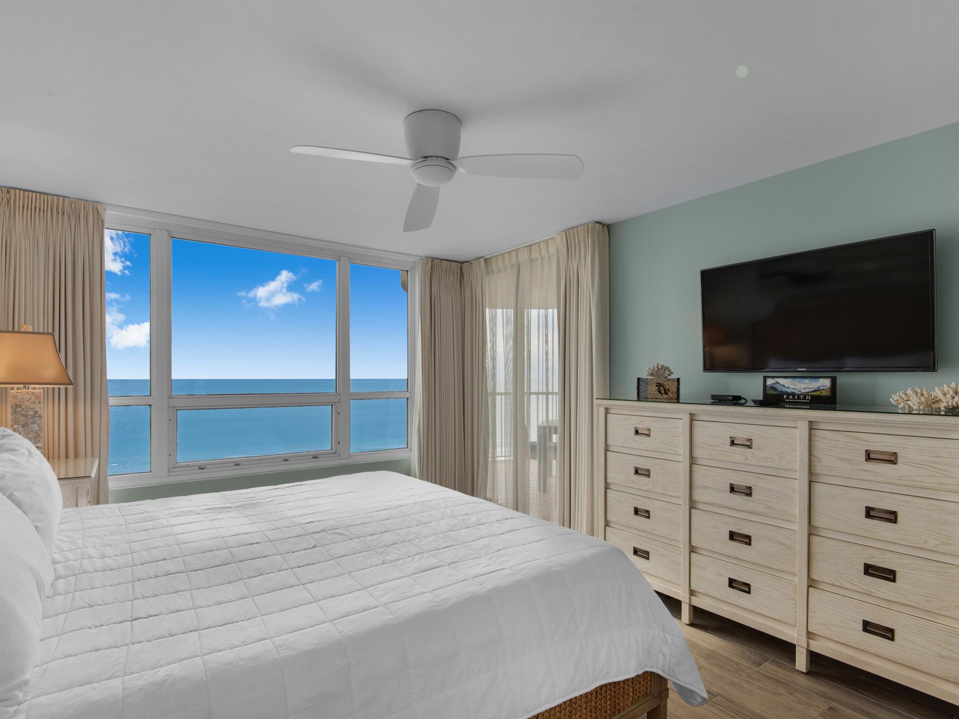 Flat Screen TV in Bedroom 1