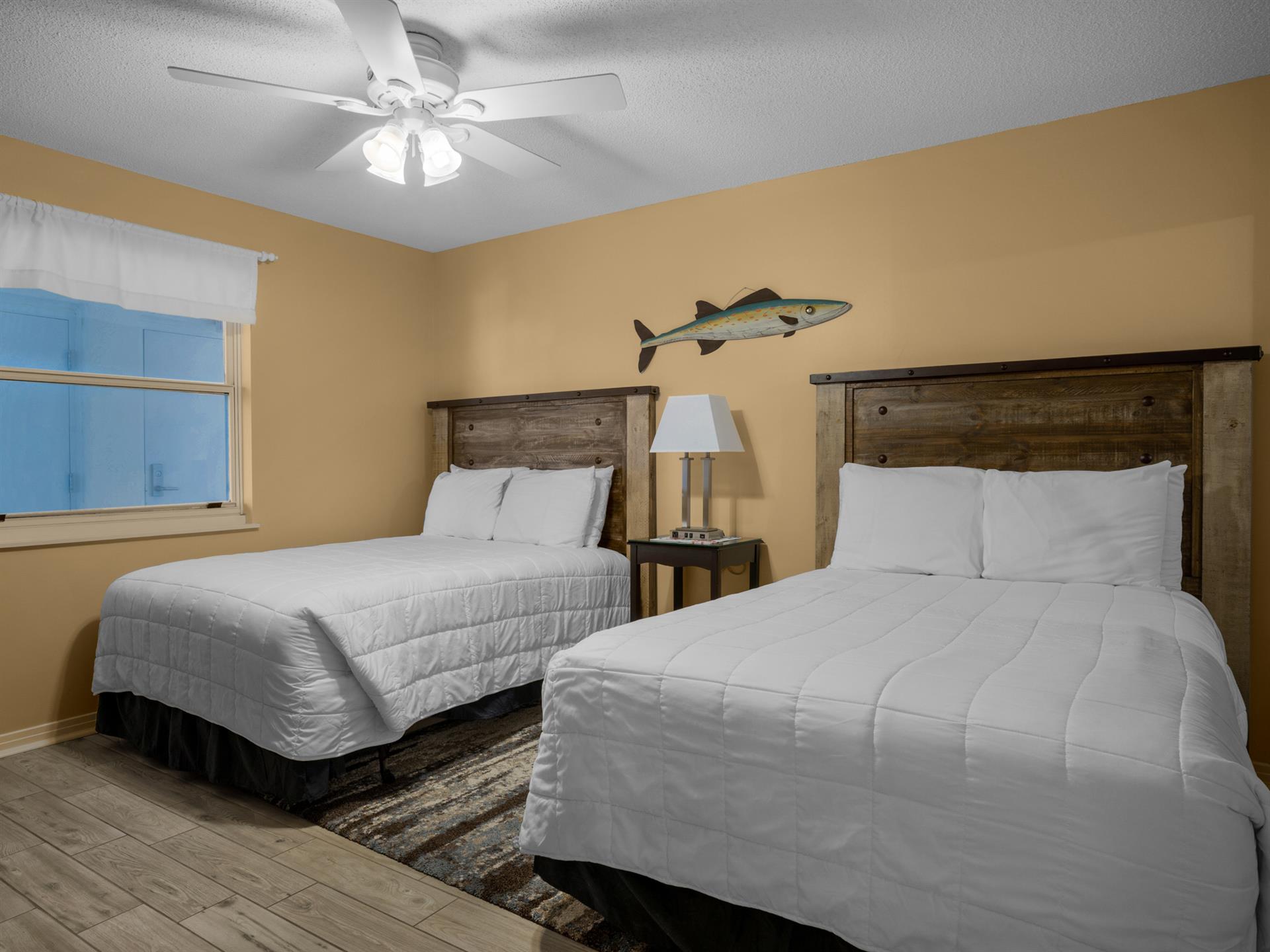 Bedroom 2 with 2 Full Beds