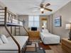 Bedroom 3 with twin over double bunk and additional twin bed